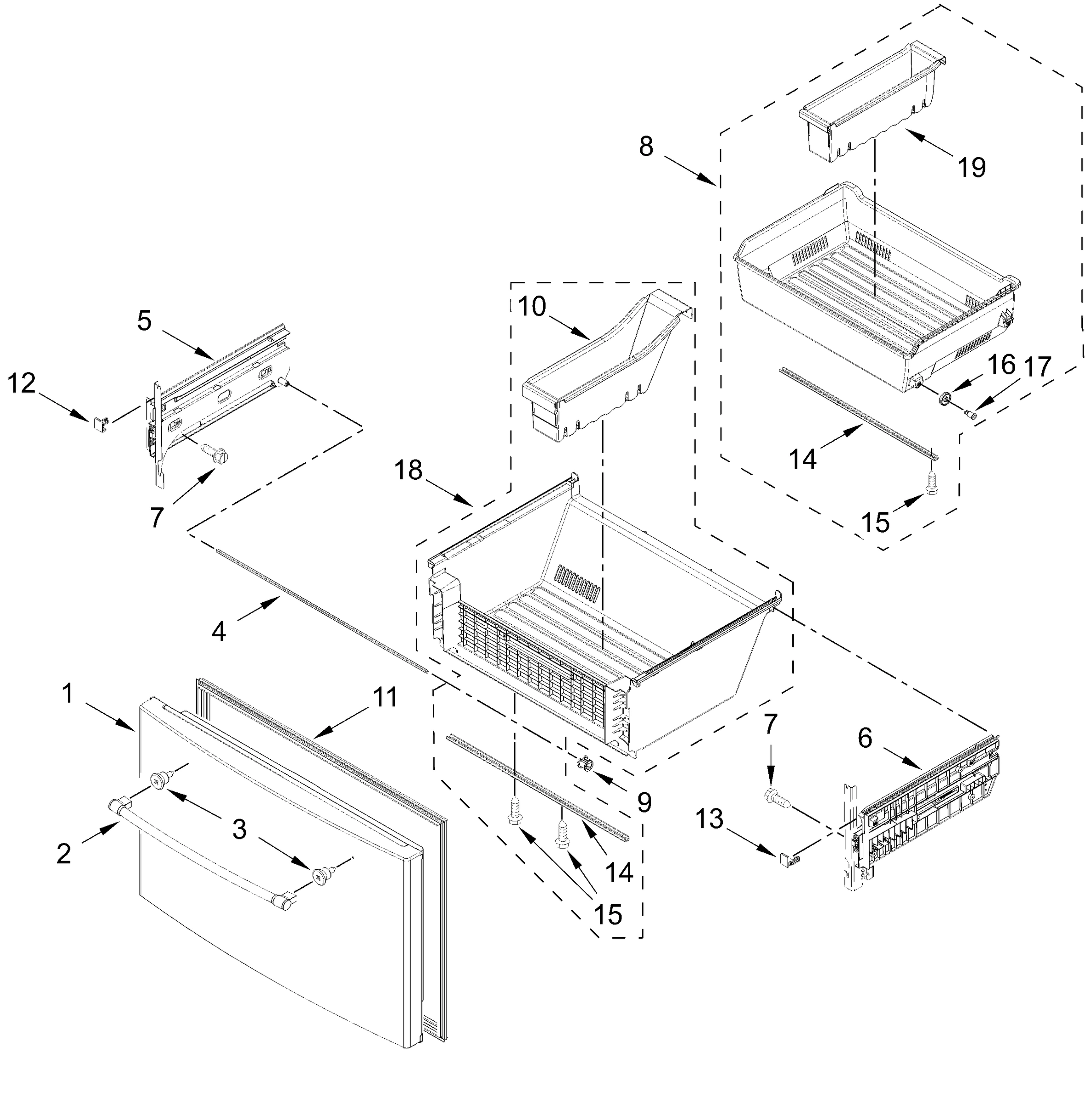 FREEZER DOOR PARTS