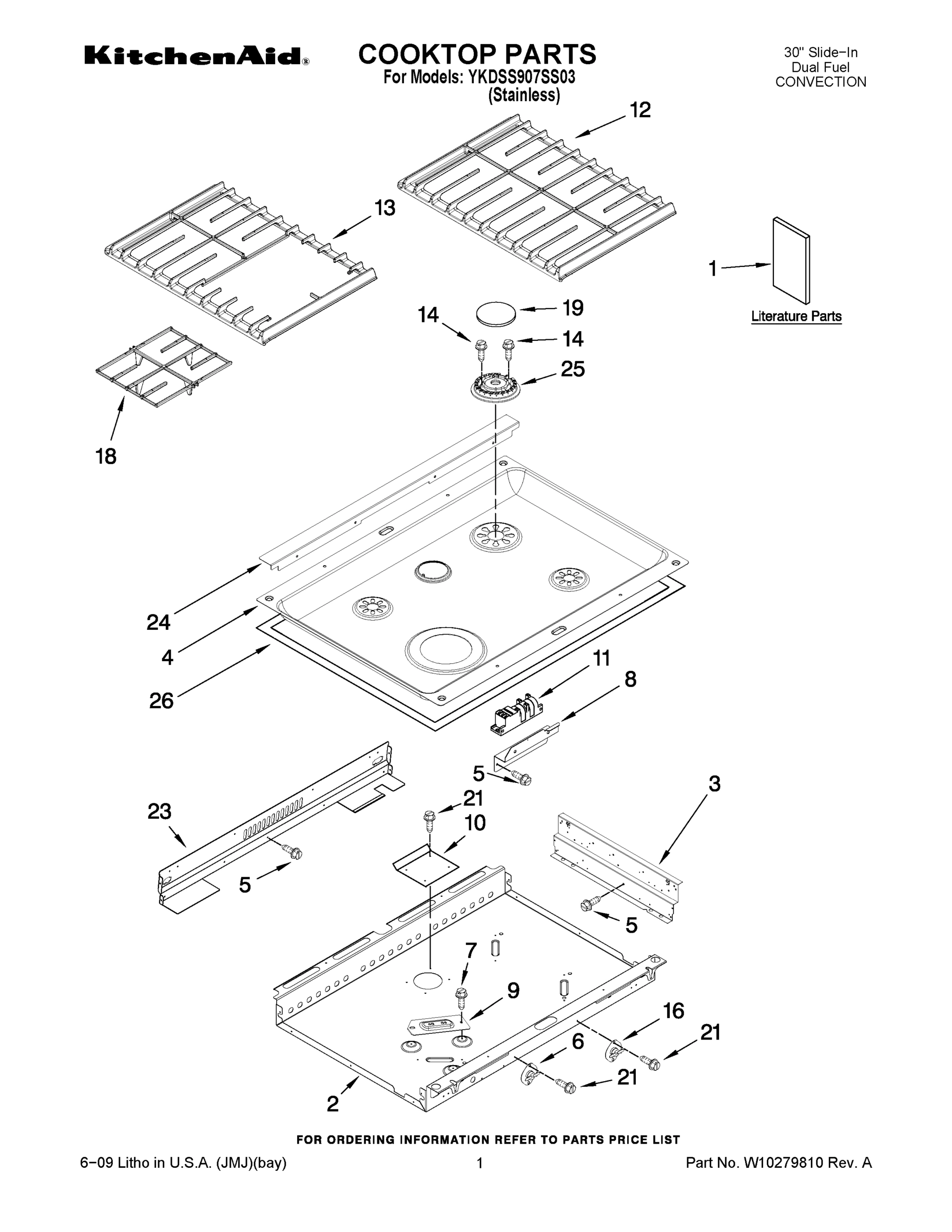 01 - COOKTOP PARTS
