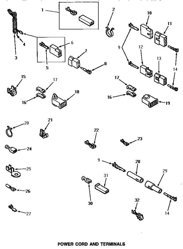 10 - POWER CORD & TERMINALS
