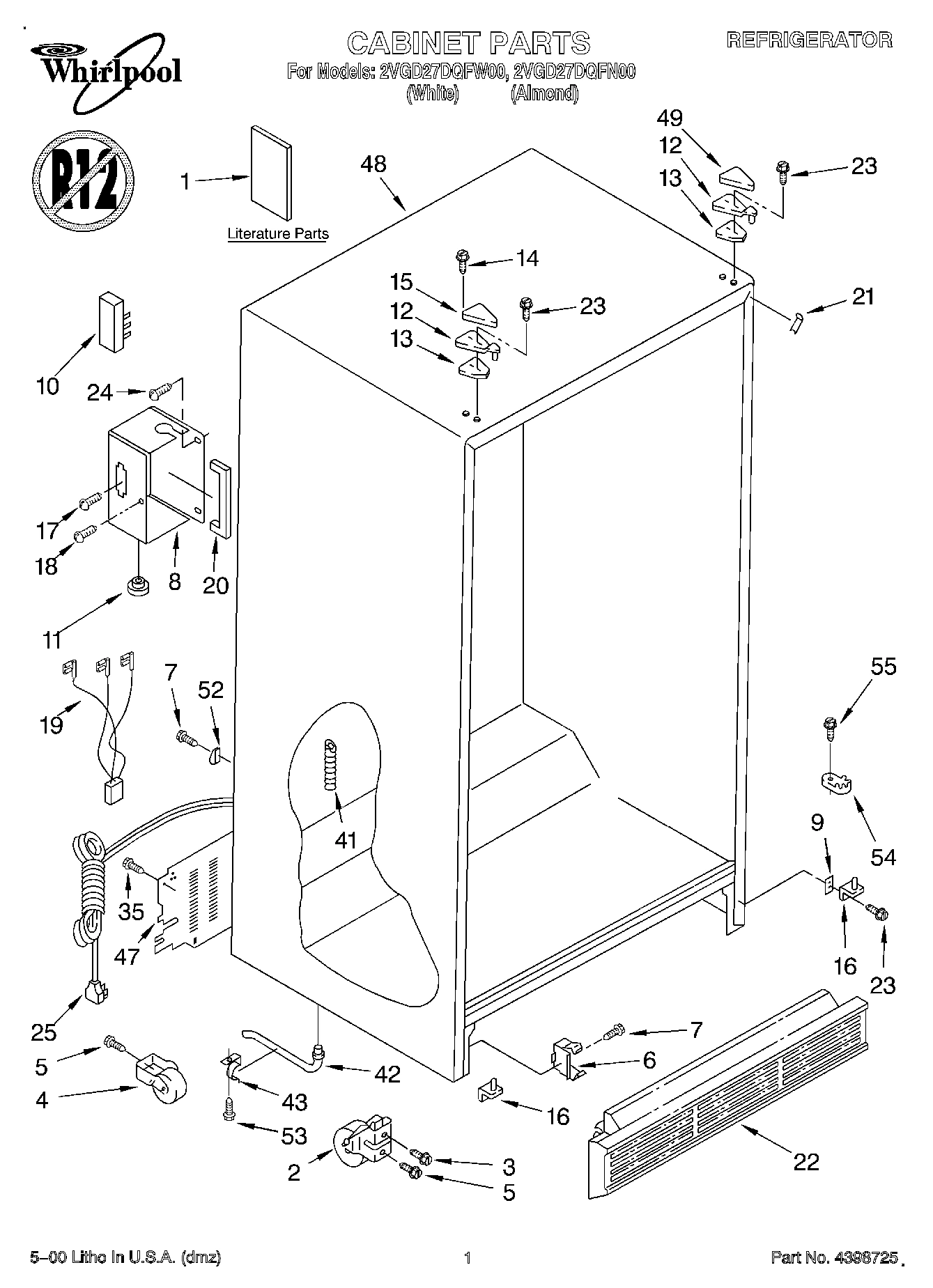 01 - CABINET, LITERATURE