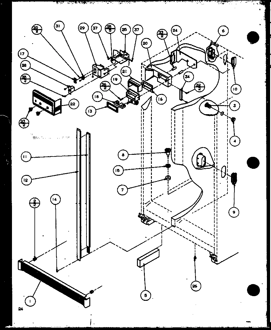 10 - REF/FZ CONTROLS AND CABINET PARTS