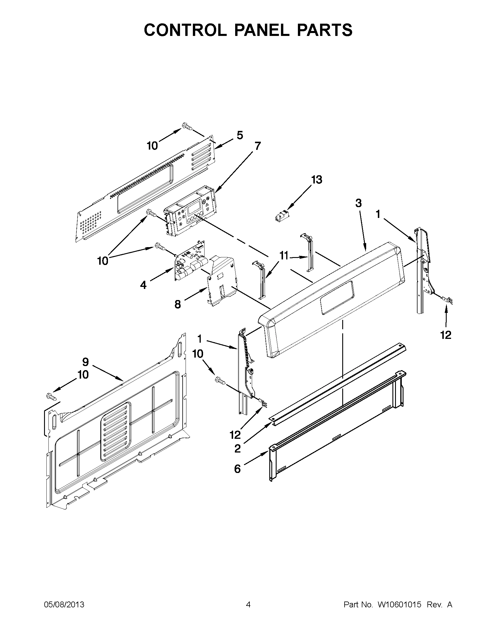 02 - CONTROL PANEL PARTS