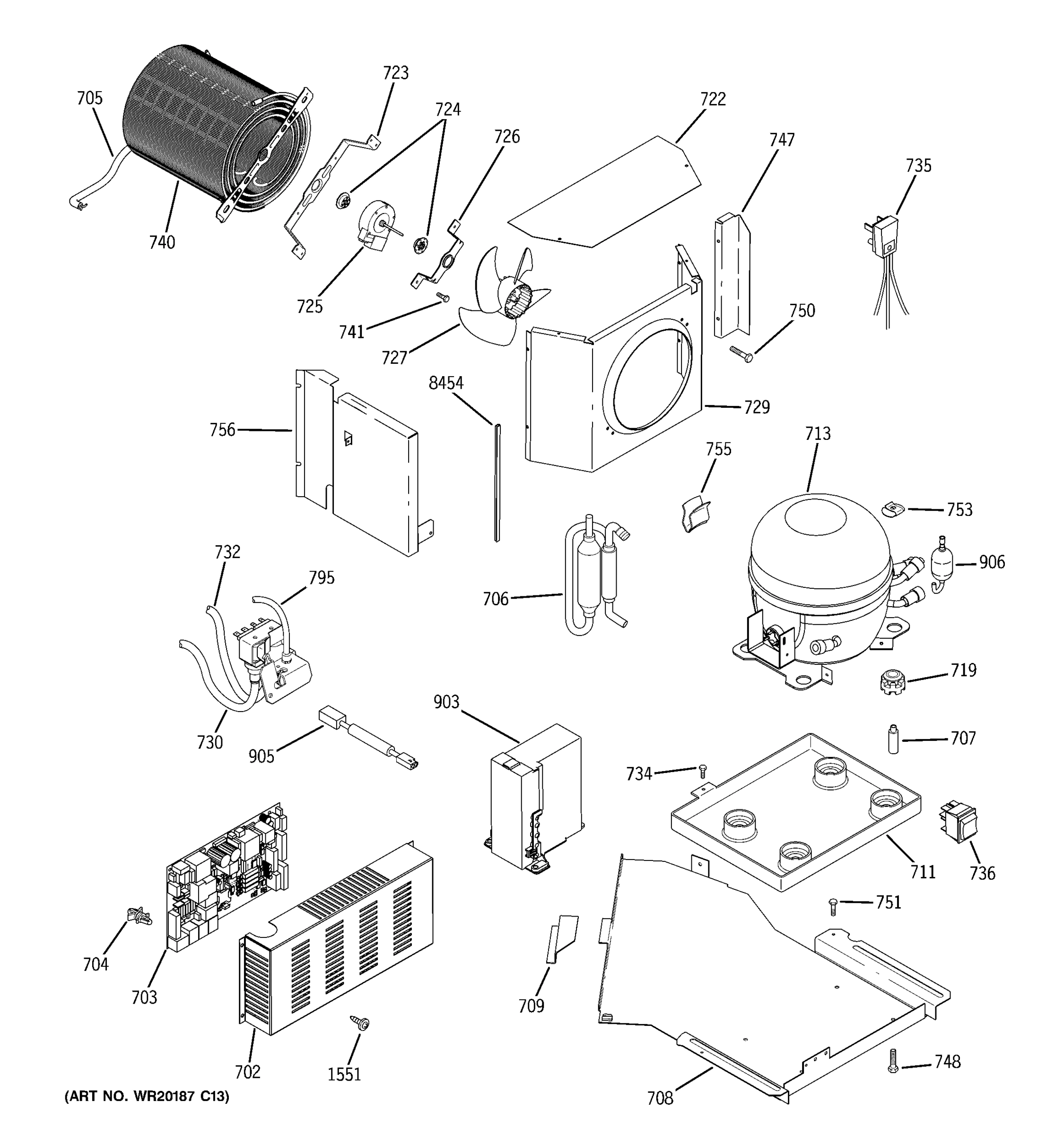 SEALED SYSTEM & MOTHER BOARD