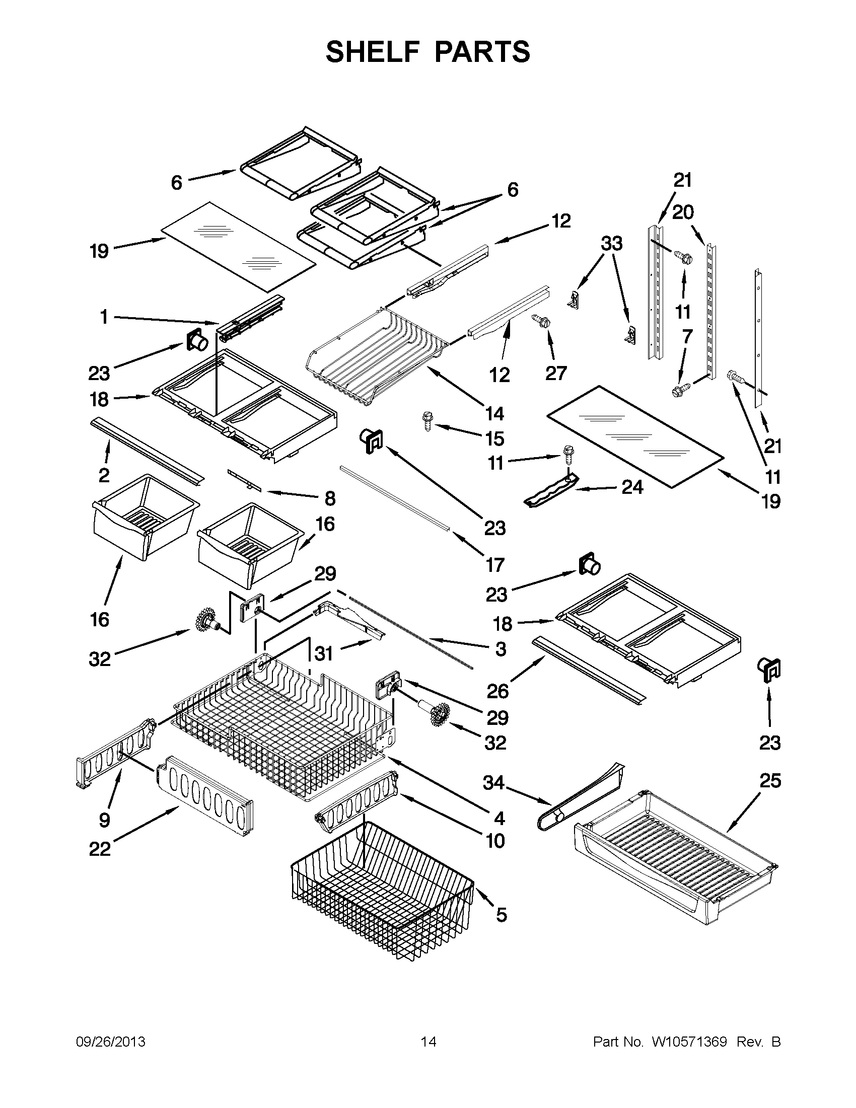 08 - SHELF PARTS