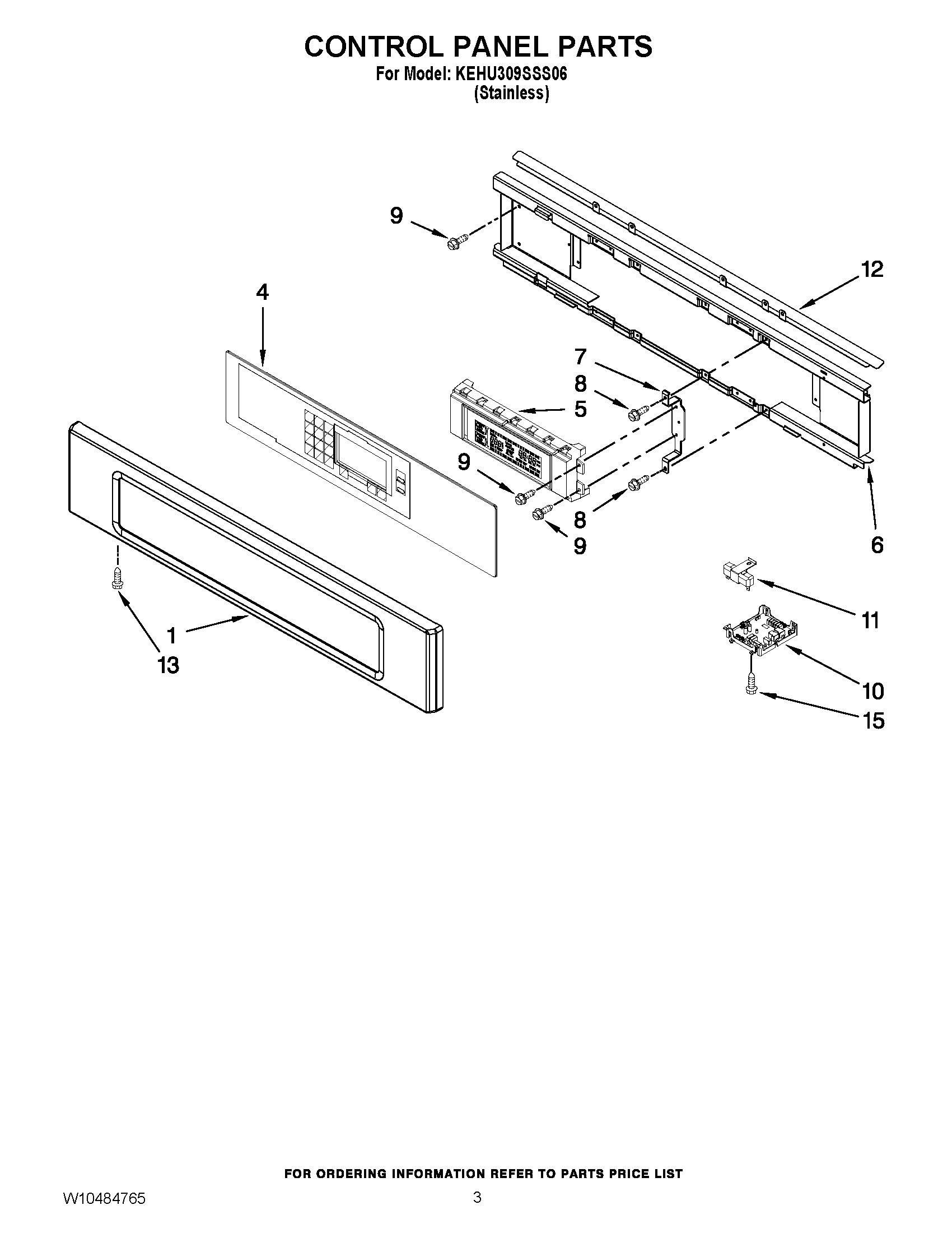 02 - CONTROL PANEL PARTS