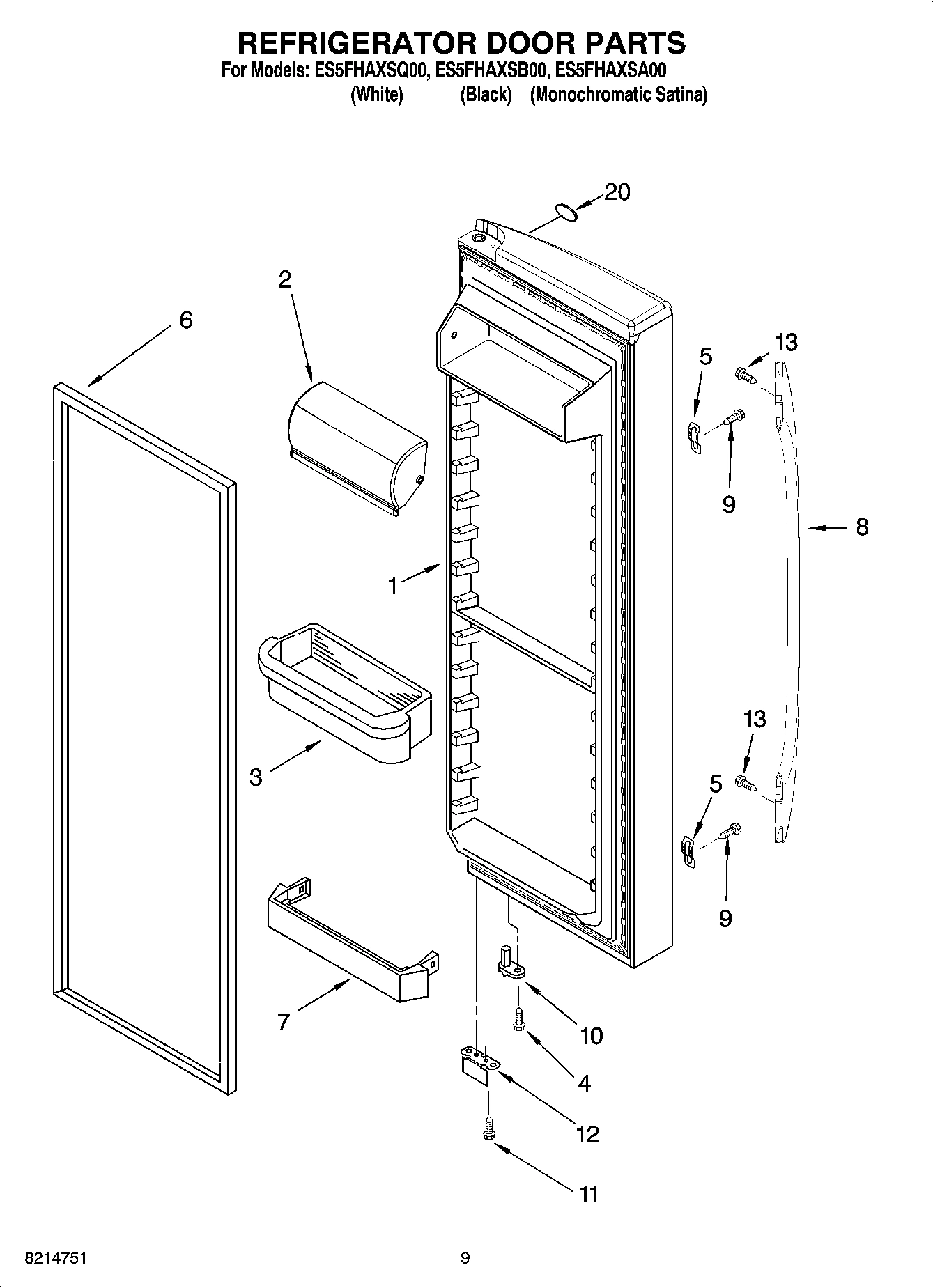 06 - REFRIGERATOR DOOR PARTS