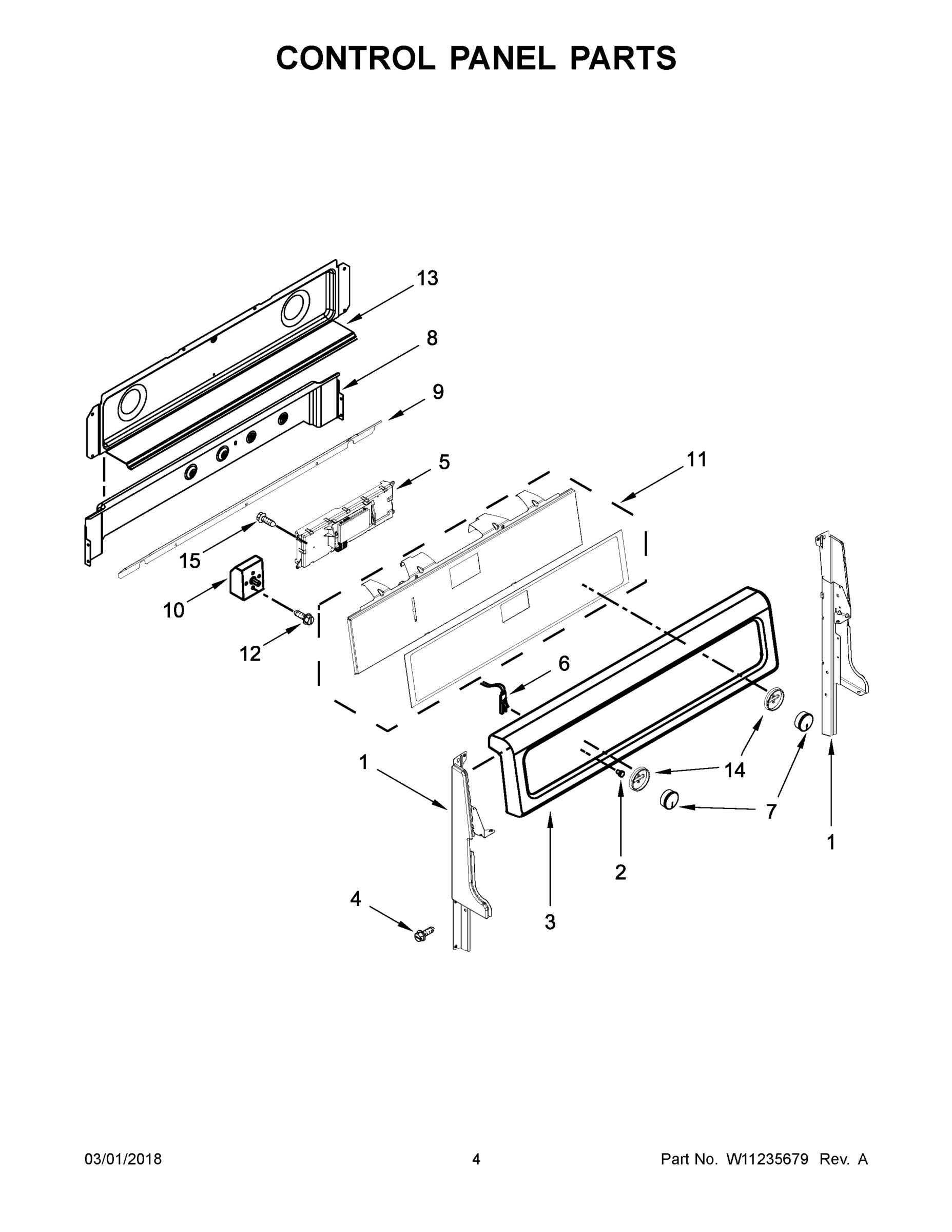 03 - CONTROL PANEL PARTS