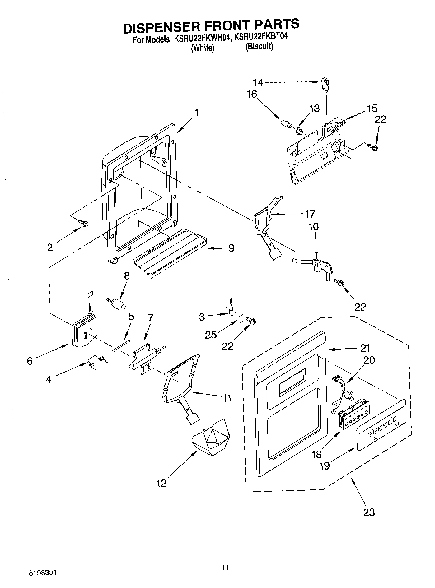 07 - DISPENSER FRONT