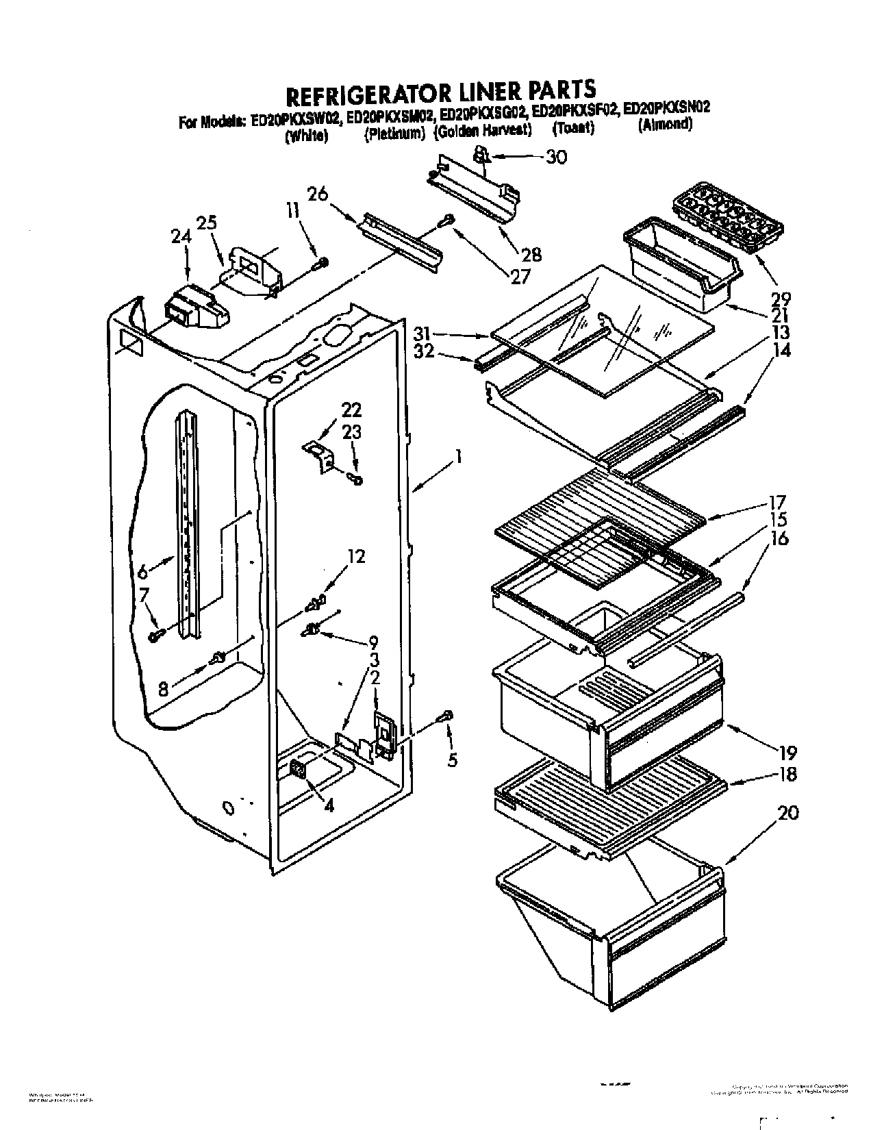 03 - REFRIGERATOR LINER
