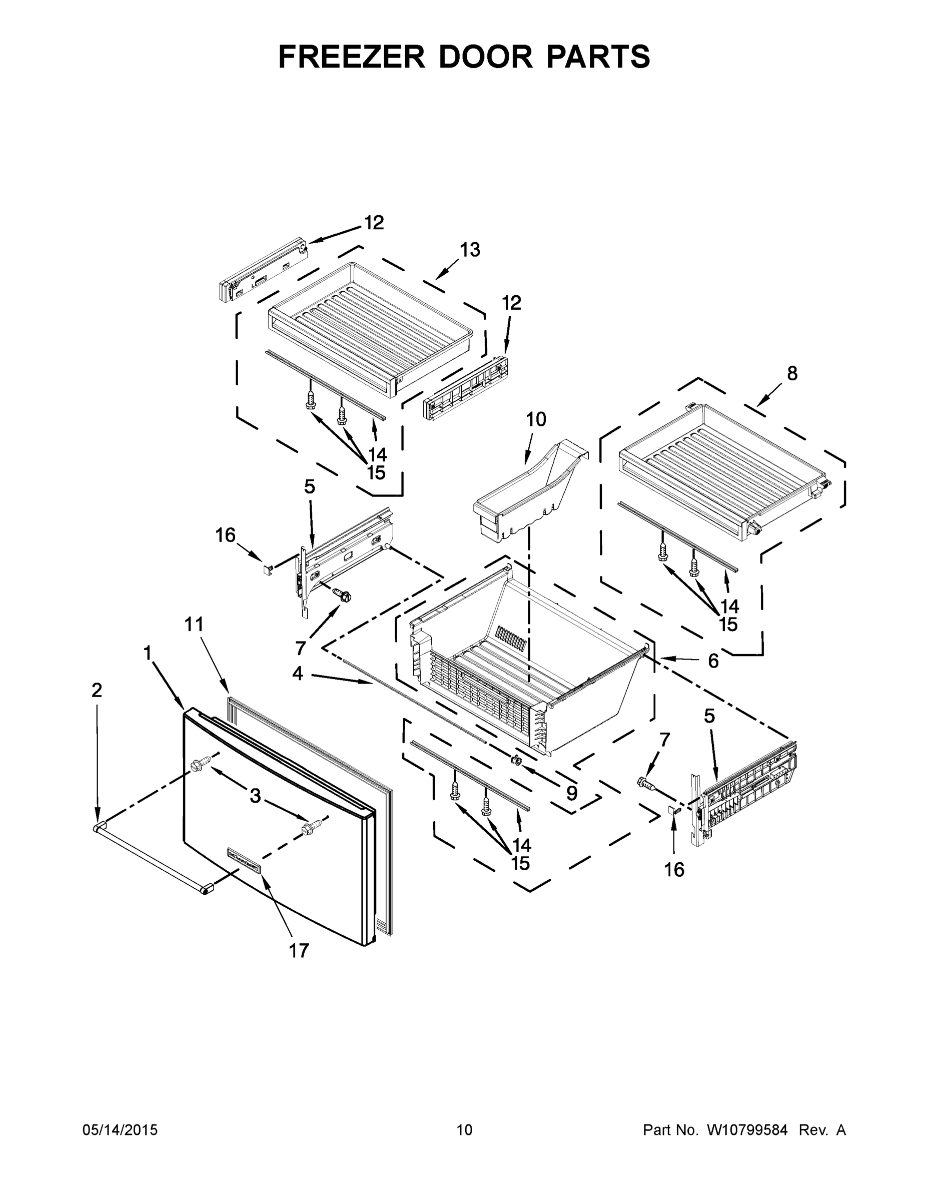 06 - FREEZER DOOR PARTS