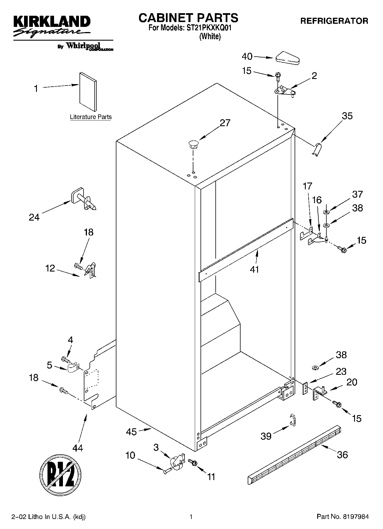 01 - CABINET, LITERATURE