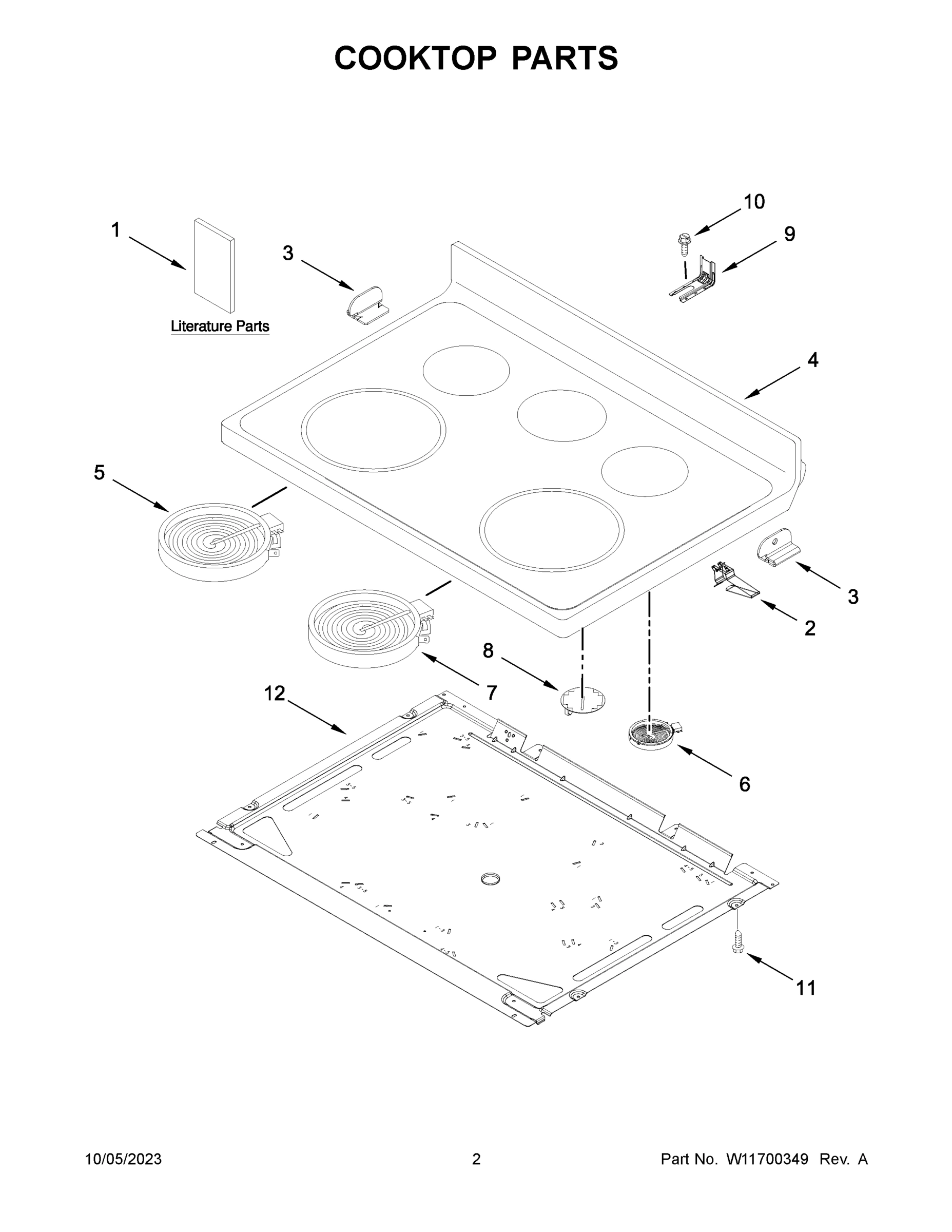 02 - COOKTOP PARTS