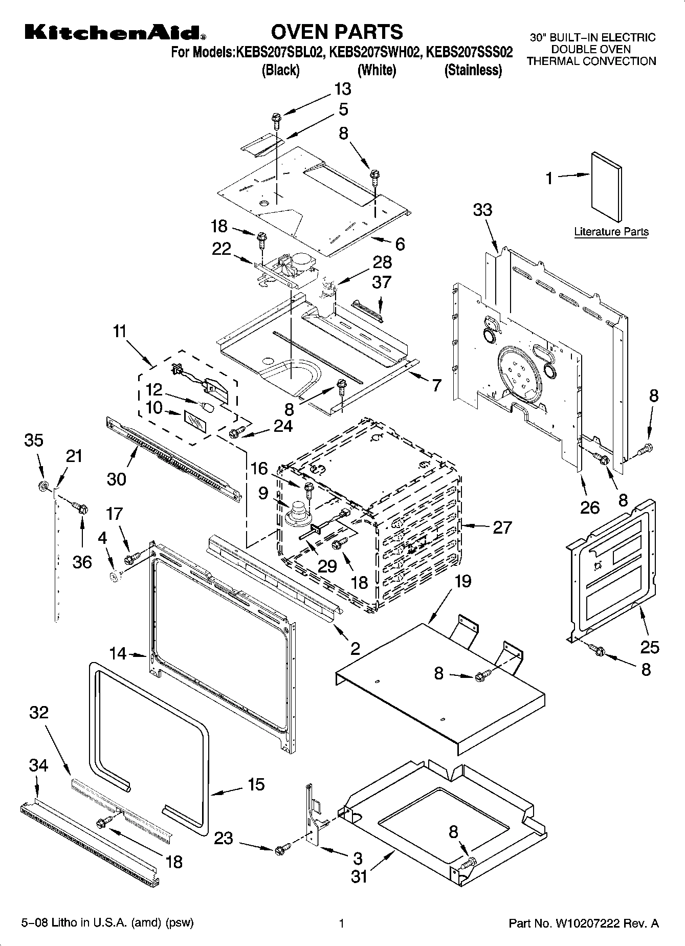01 - OVEN PARTS
