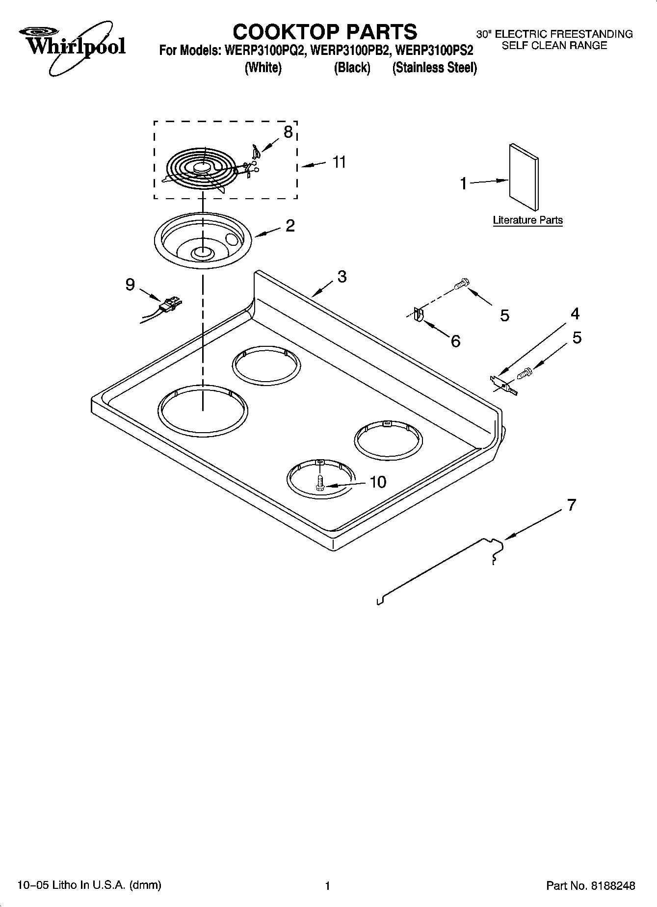 01 - COOKTOP PARTS