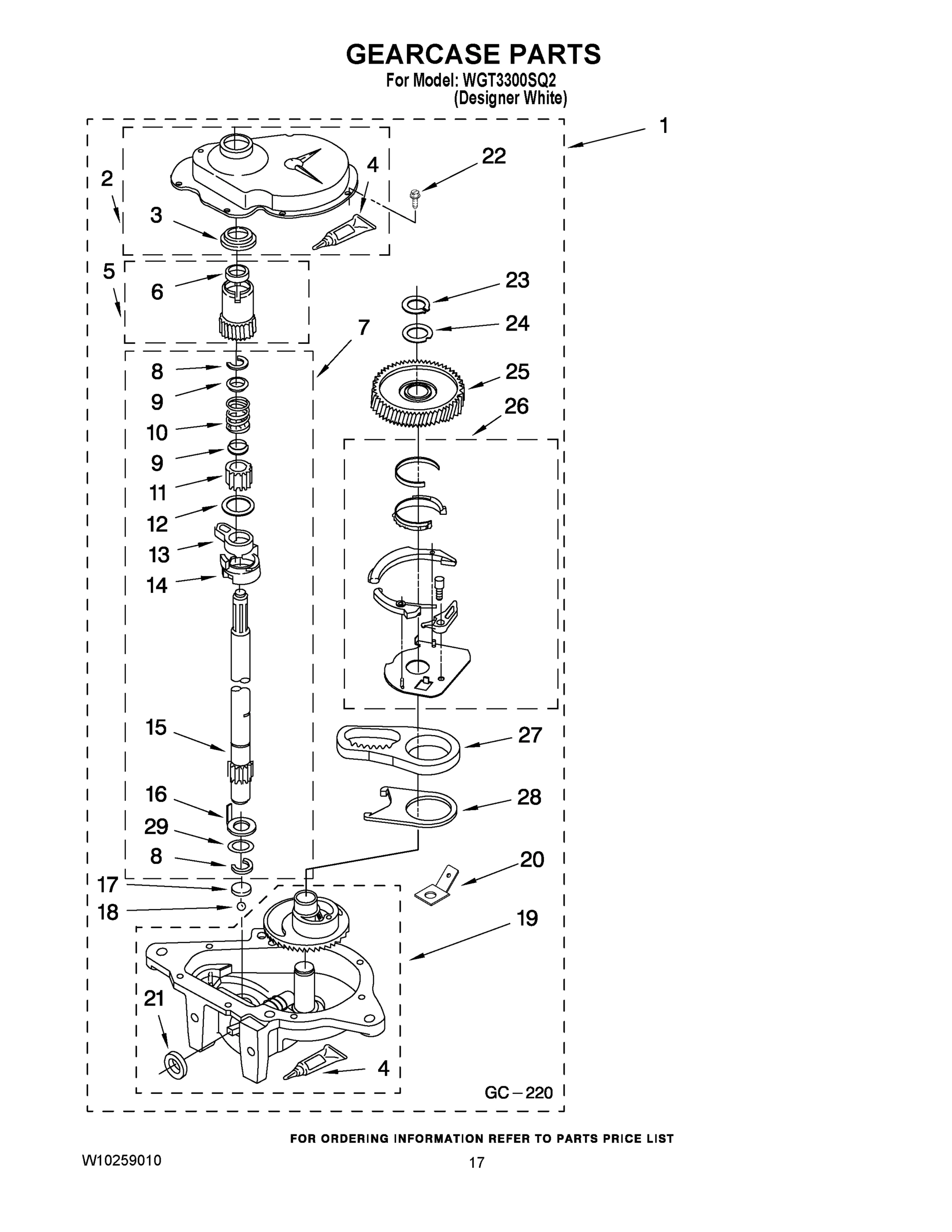 11 - GEARCASE PARTS