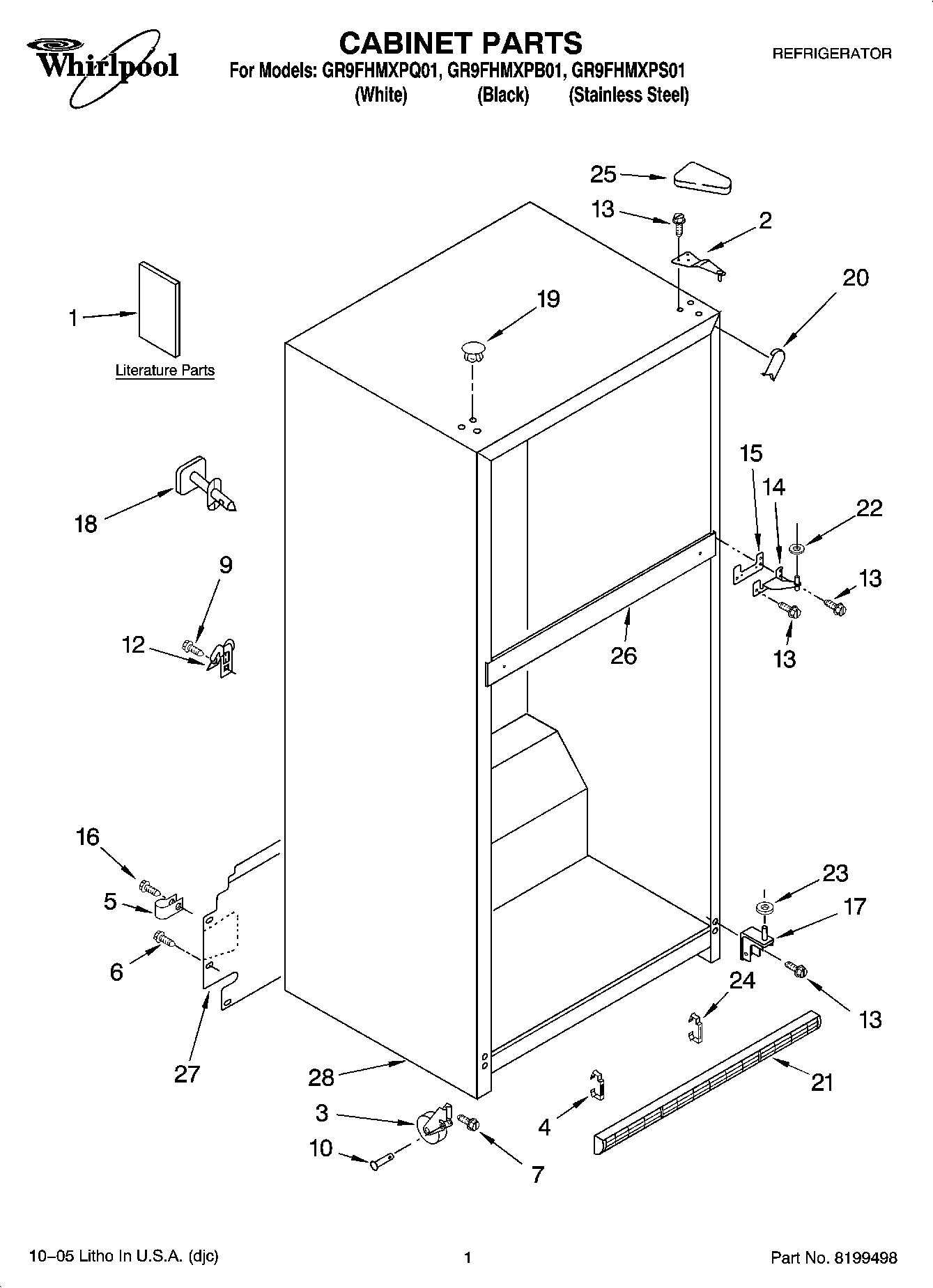 01 - CABINET PARTS