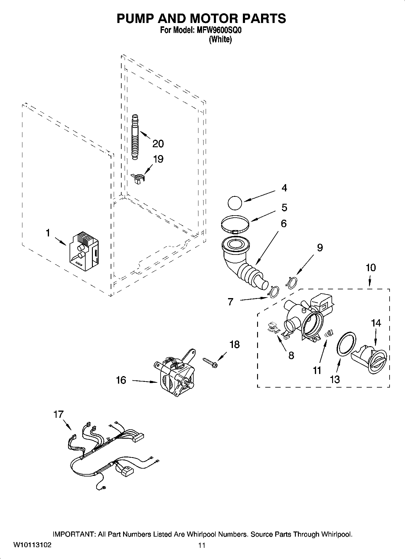 06 - PUMP AND MOTOR PARTS, OPTIONAL PARTS (NOT INCLUDED)
