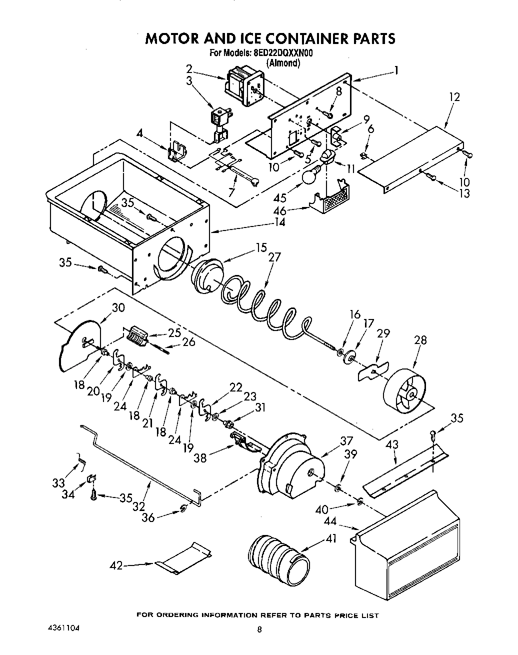 07 - MOTOR AND ICE CONTAINER