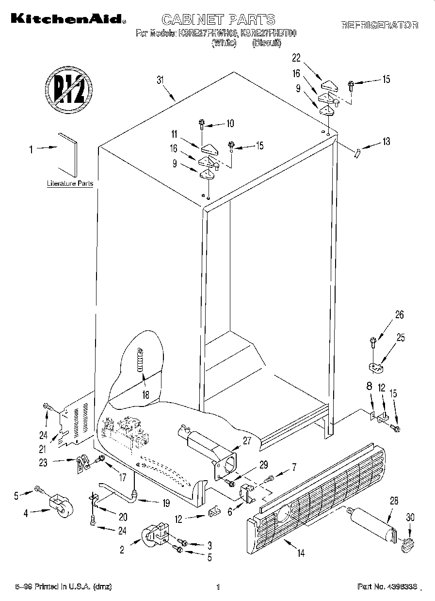 01 - CABINET, LITERATURE