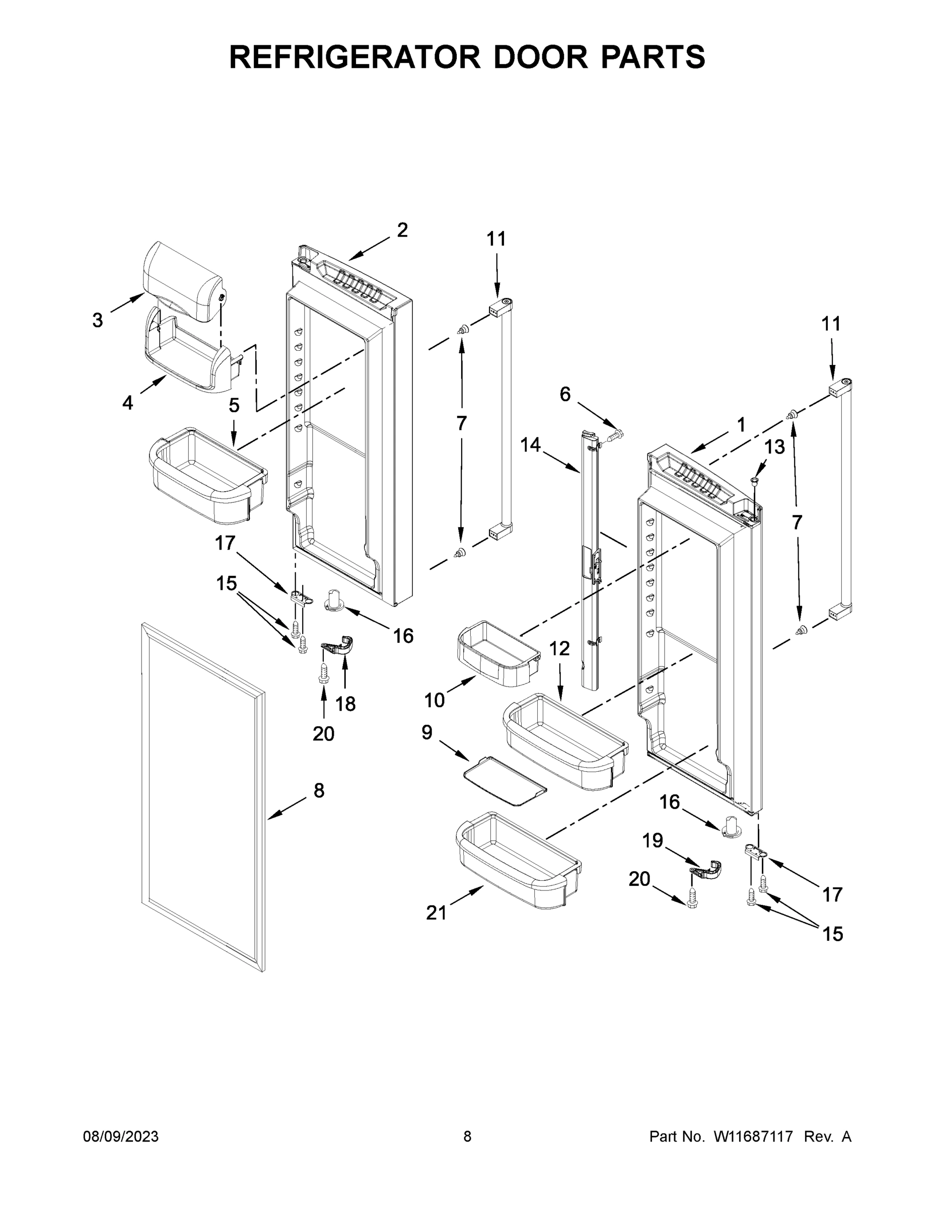 05 - REFRIGERATOR DOOR PARTS