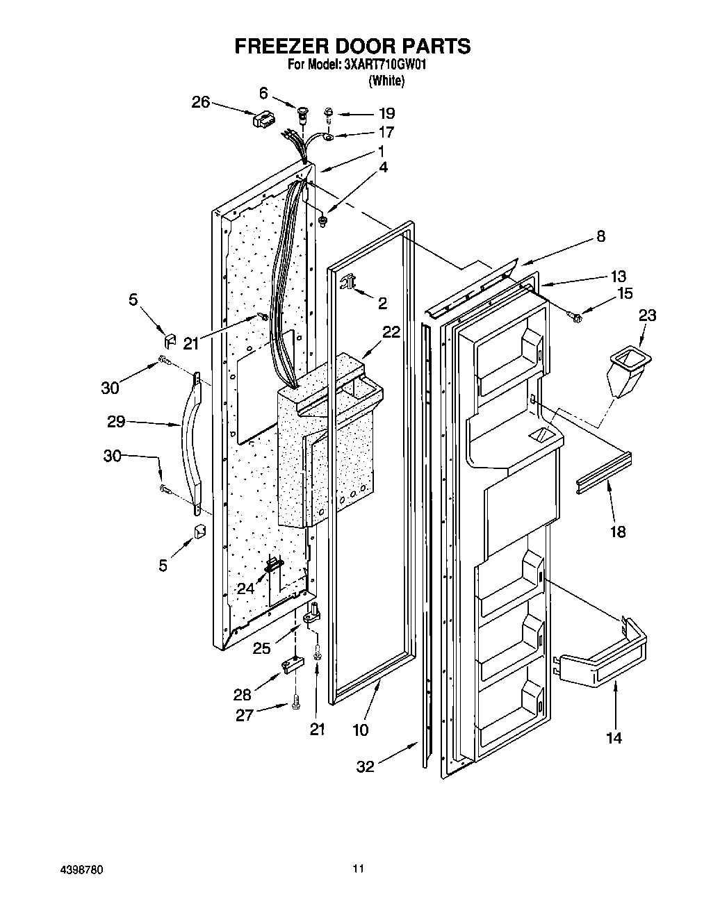 06 - FREEZER DOOR