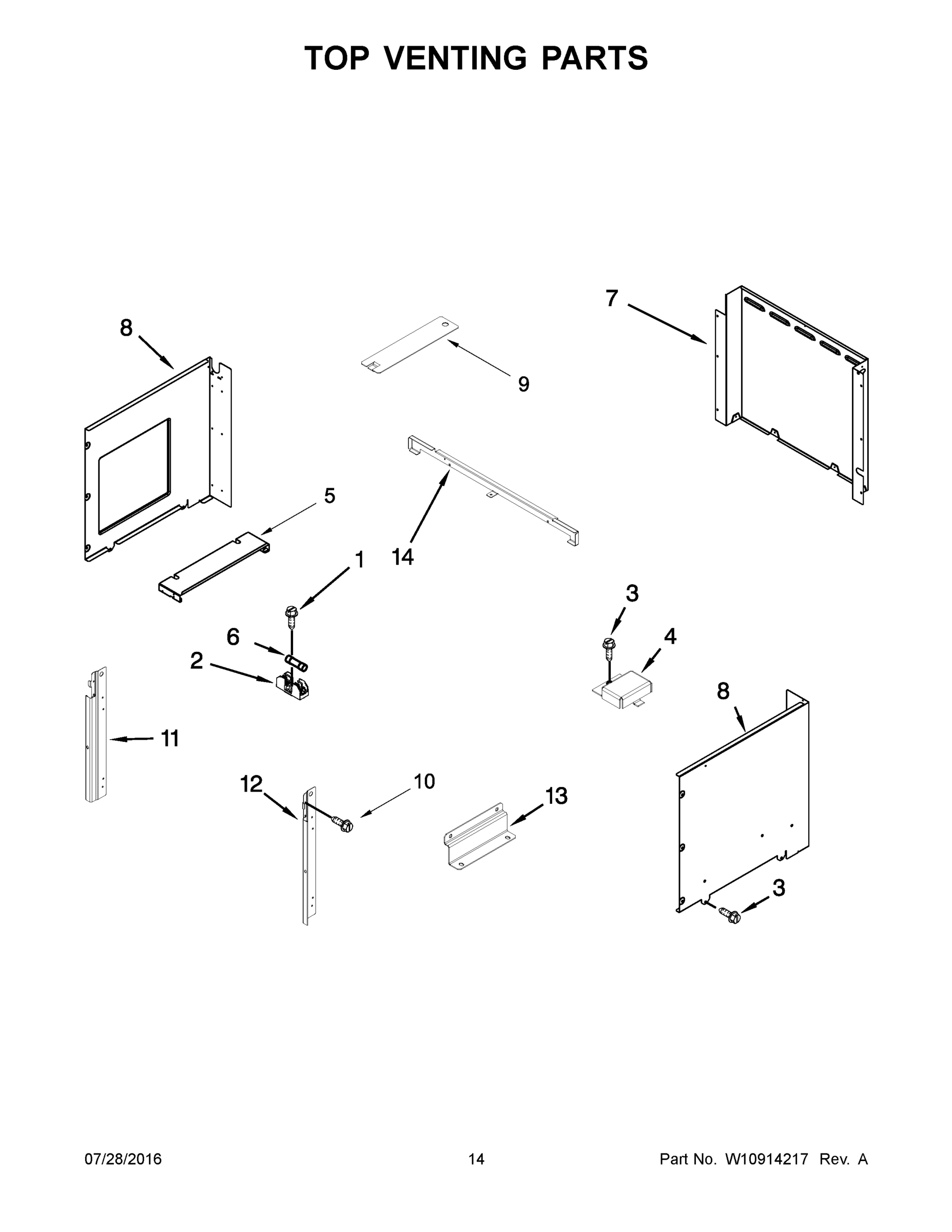 08 - TOP VENTING PARTS