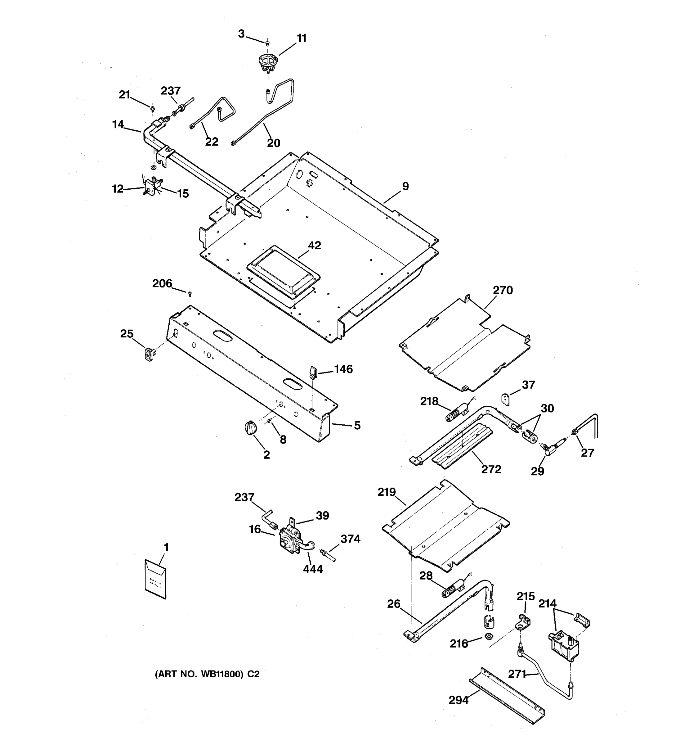 GAS BURNER PARTS