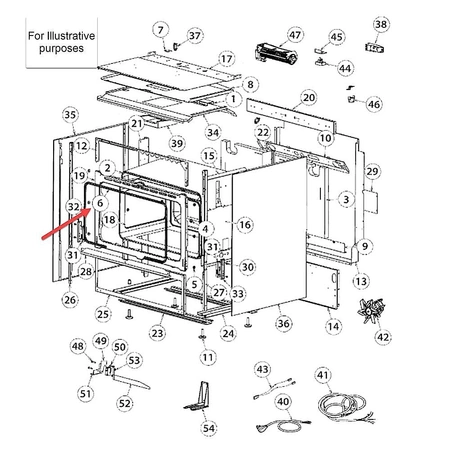 577007 Fisher & Paykel Range Oven Gasket