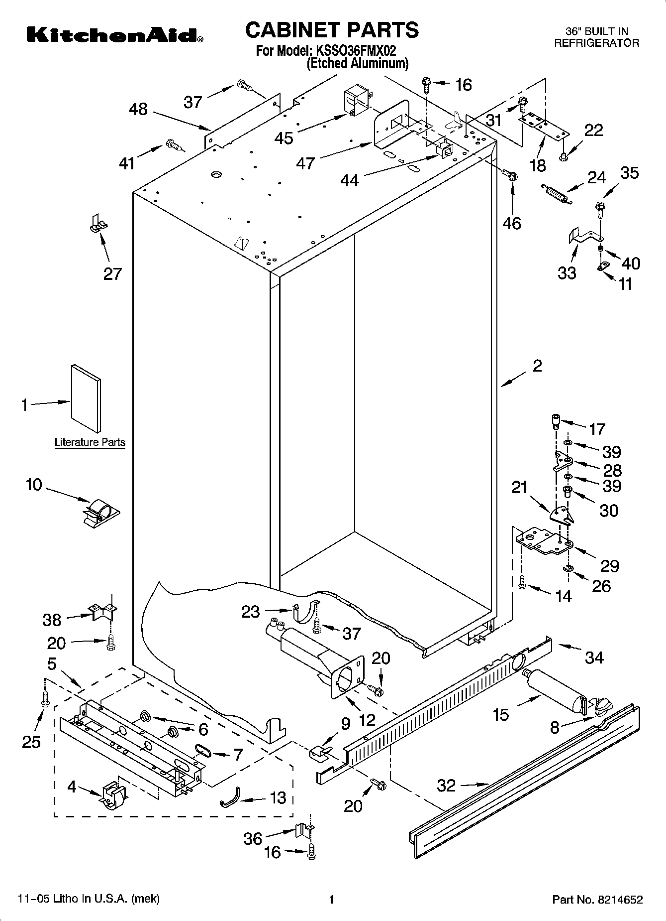 01 - CABINET PARTS