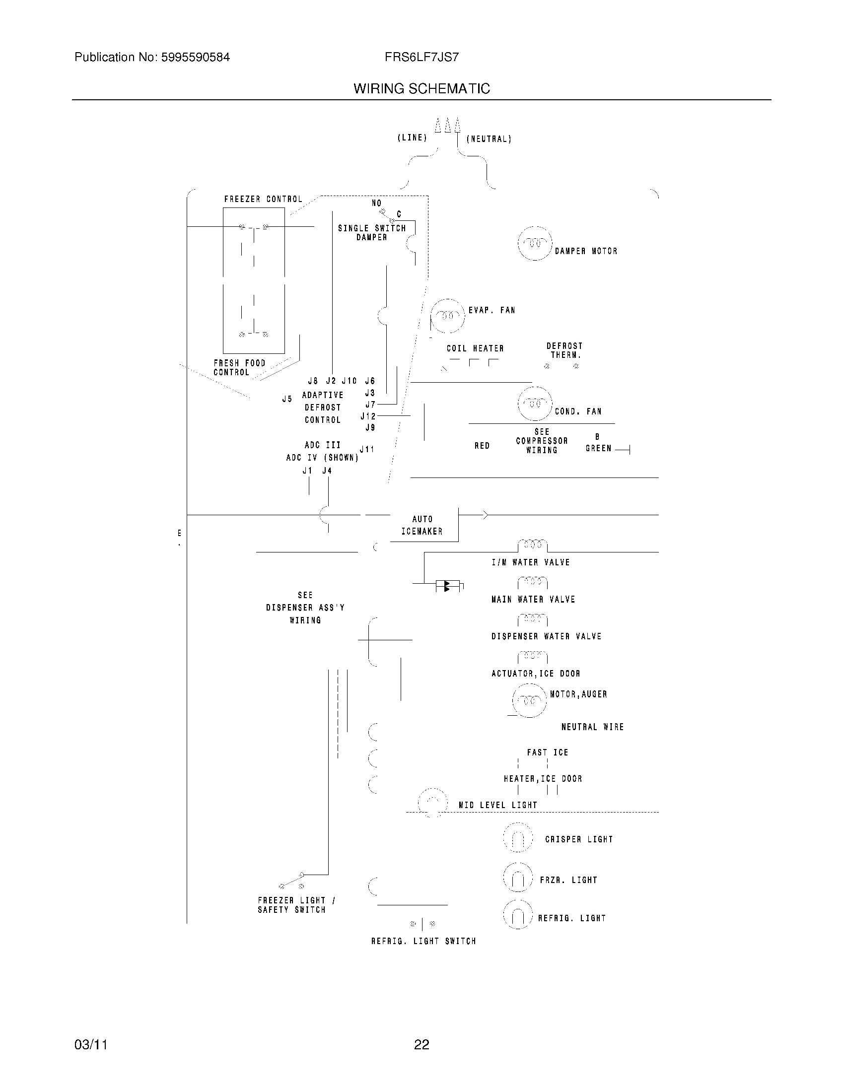 22 - WIRING SCHEMATIC