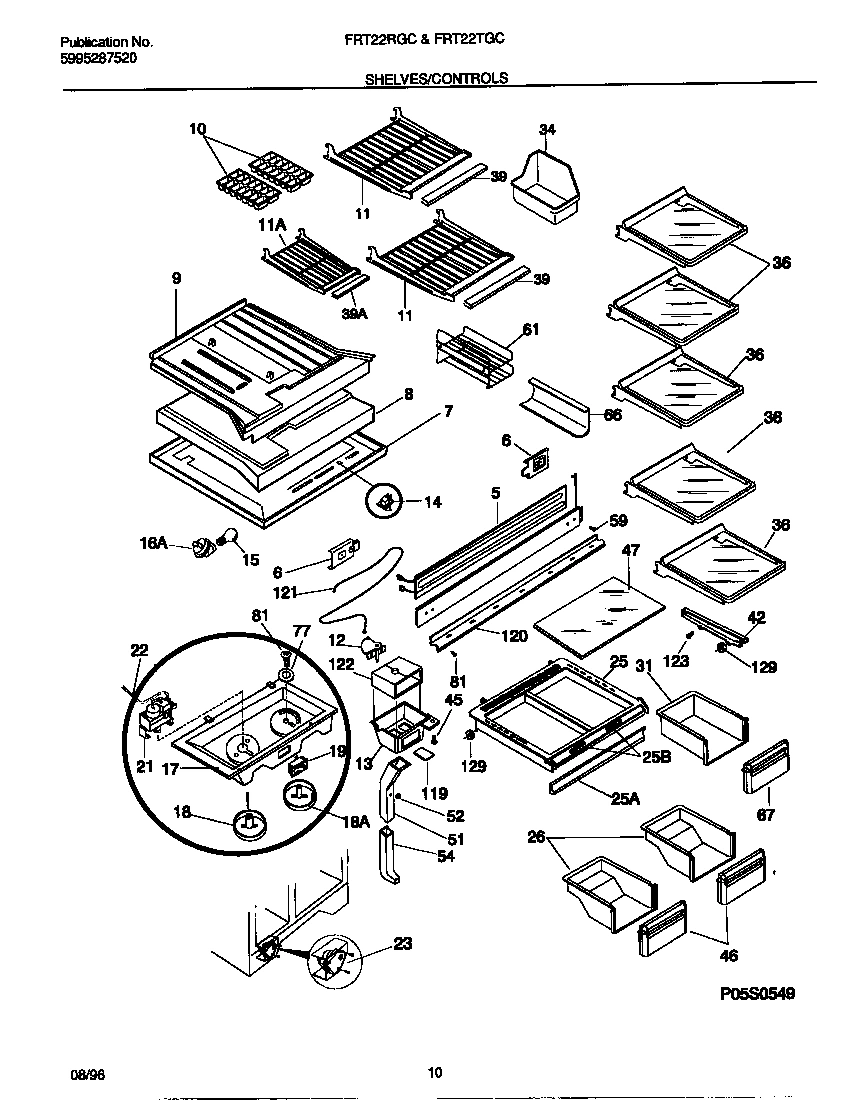 04 - SHELVES/CONTROLS