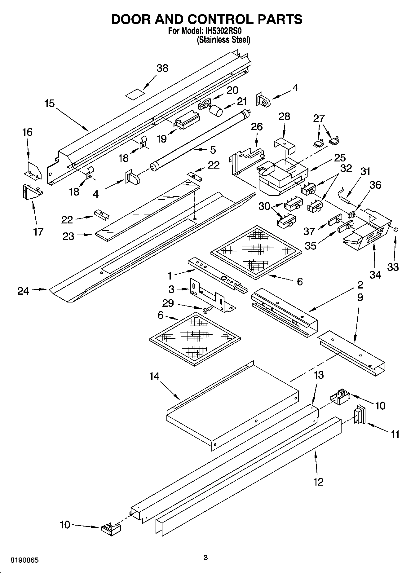 02 - DOOR AND CONTROL PARTS