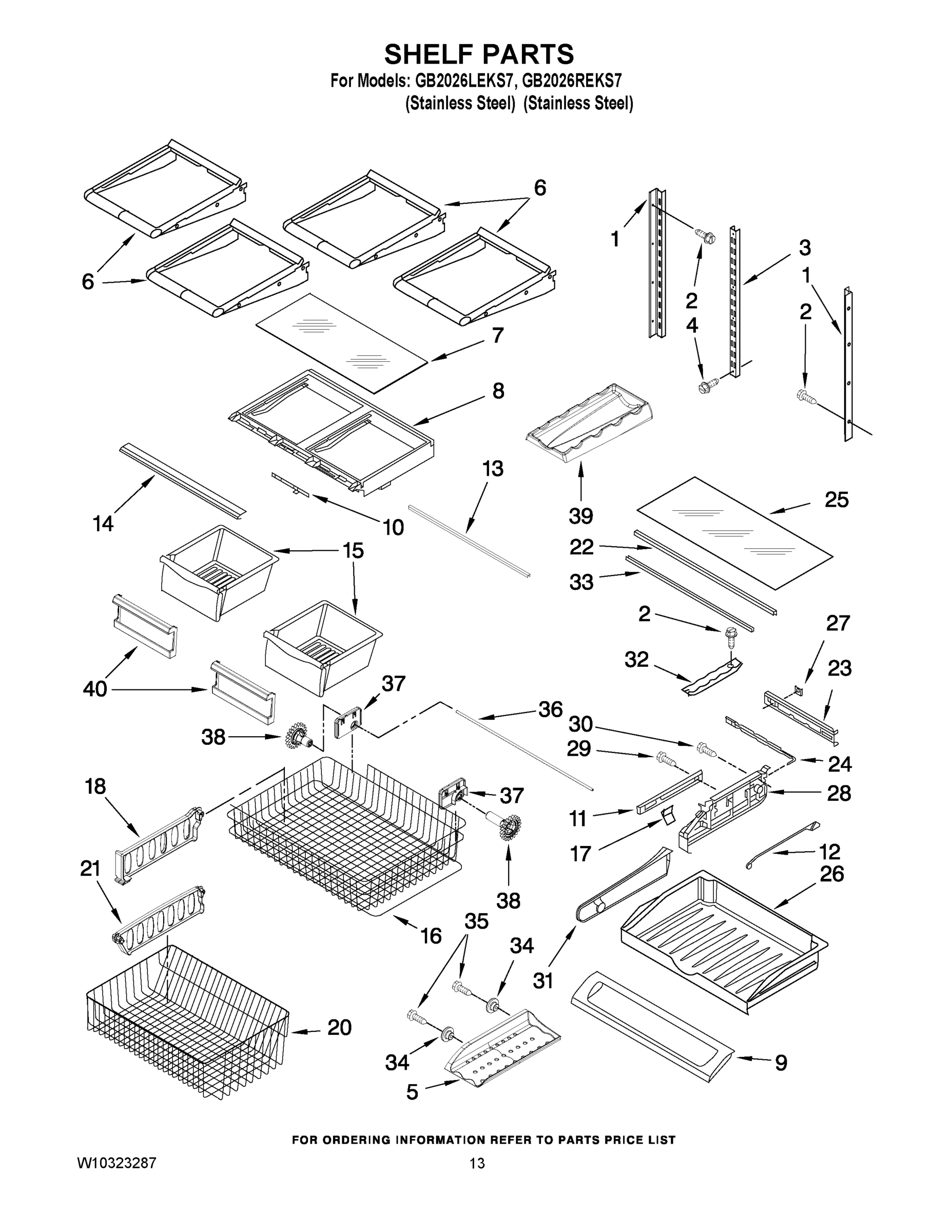 07 - SHELF PARTS