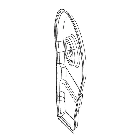 WE13X28717 GE Back Panel Cover
