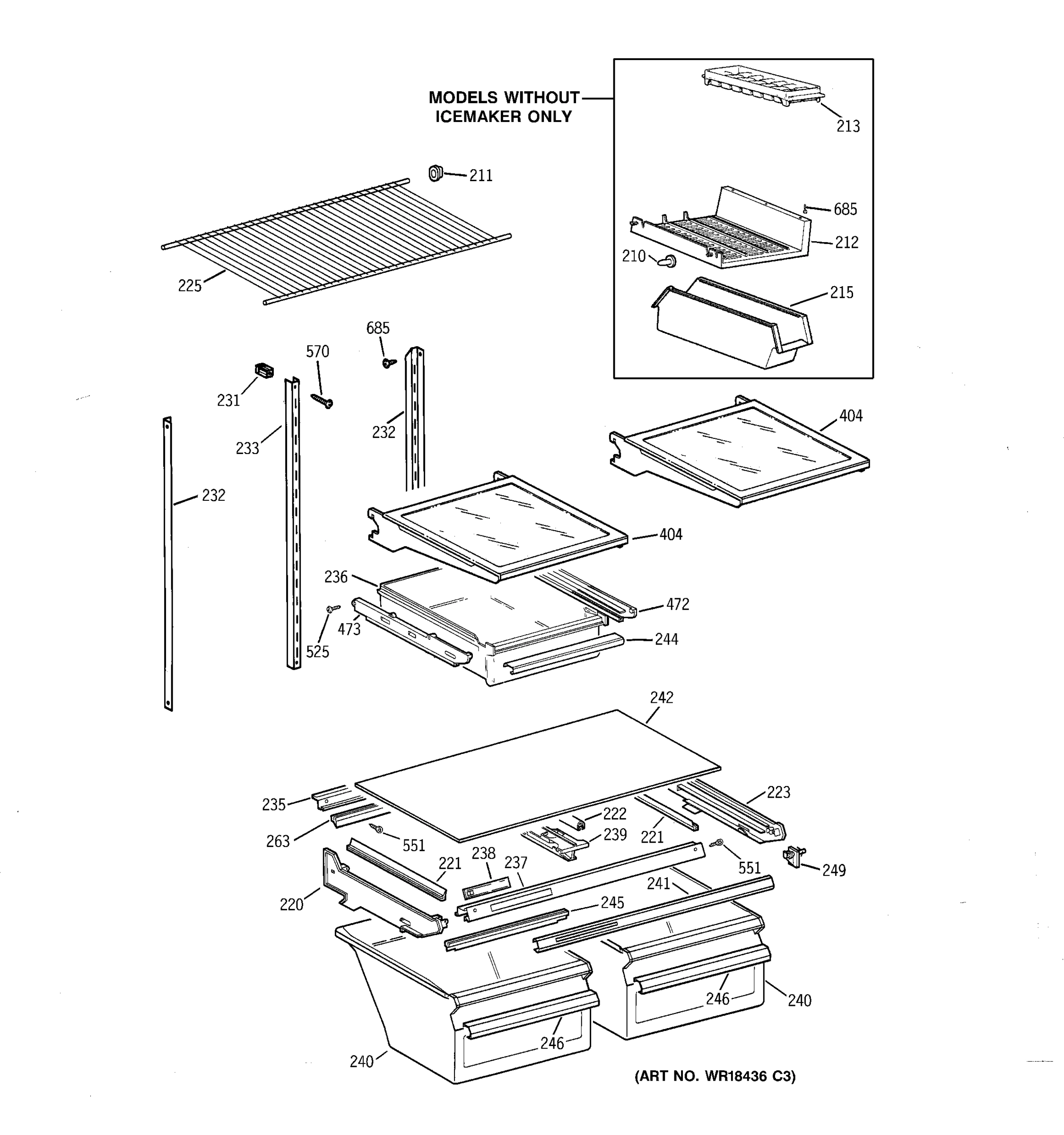 SHELF PARTS