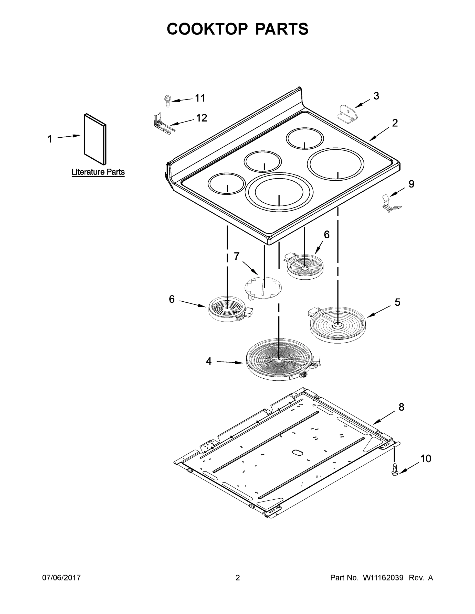 02 - COOKTOP PARTS