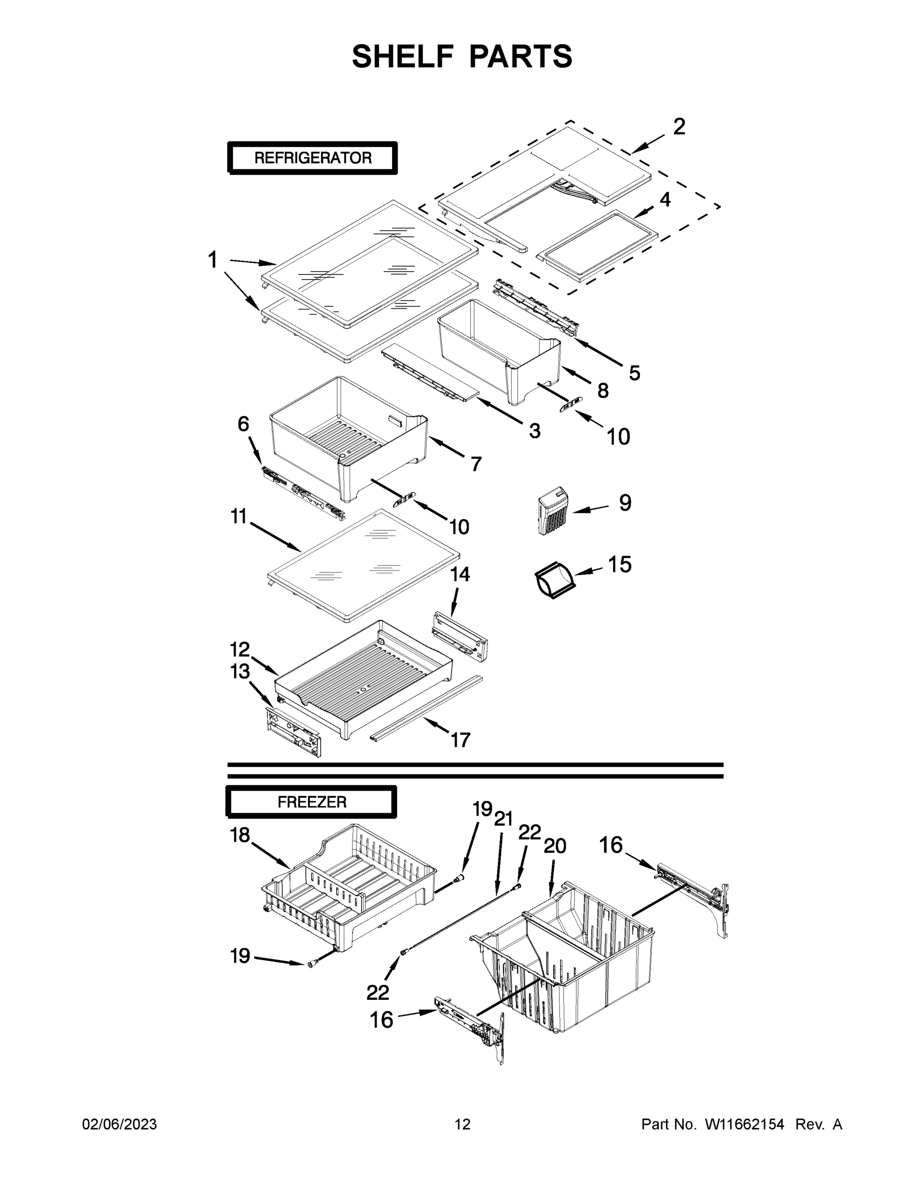 07 - SHELF PARTS