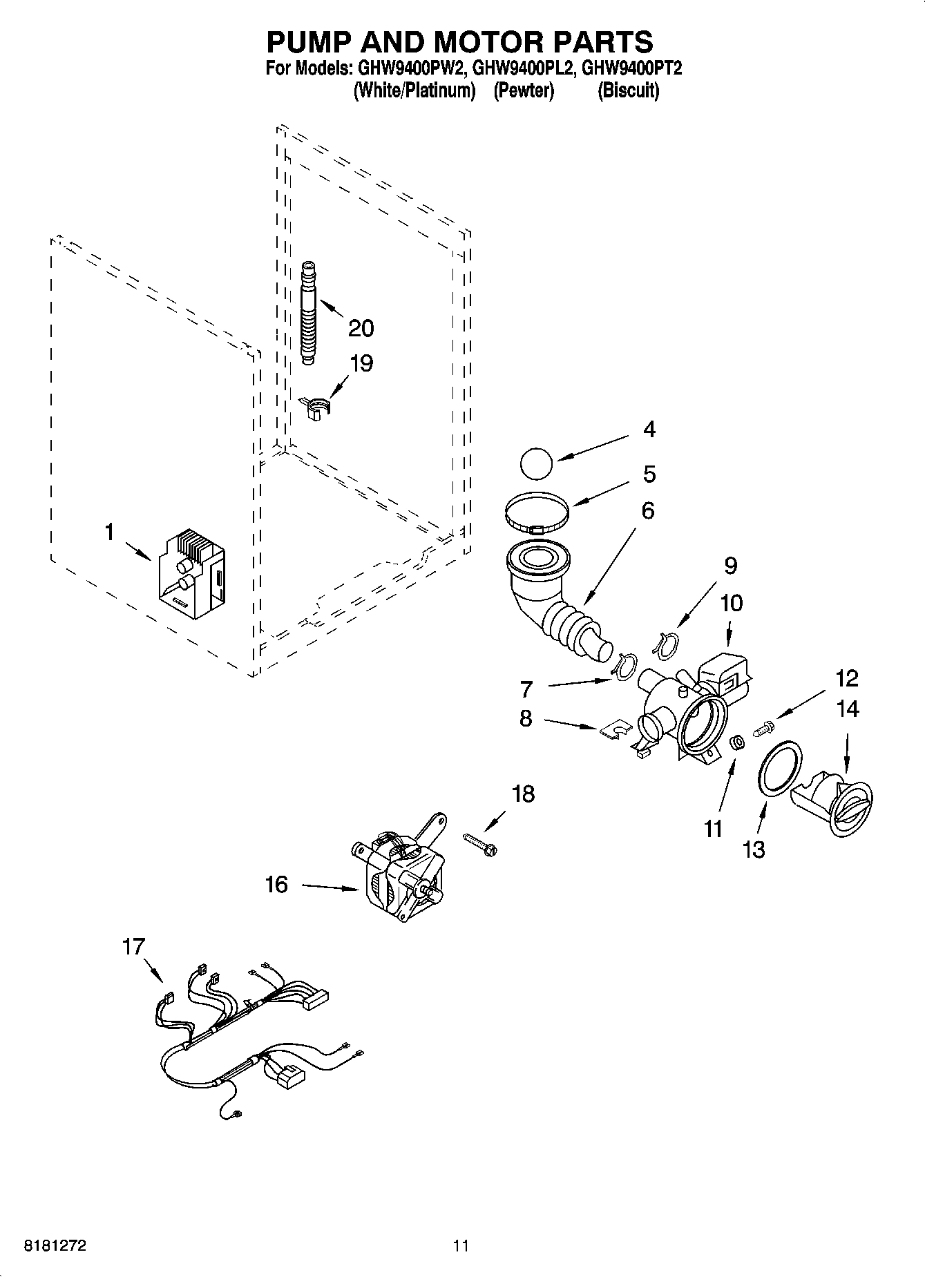 06 - PUMP AND MOTOR PARTS, OPTIONAL PARTS (NOT INCLUDED)