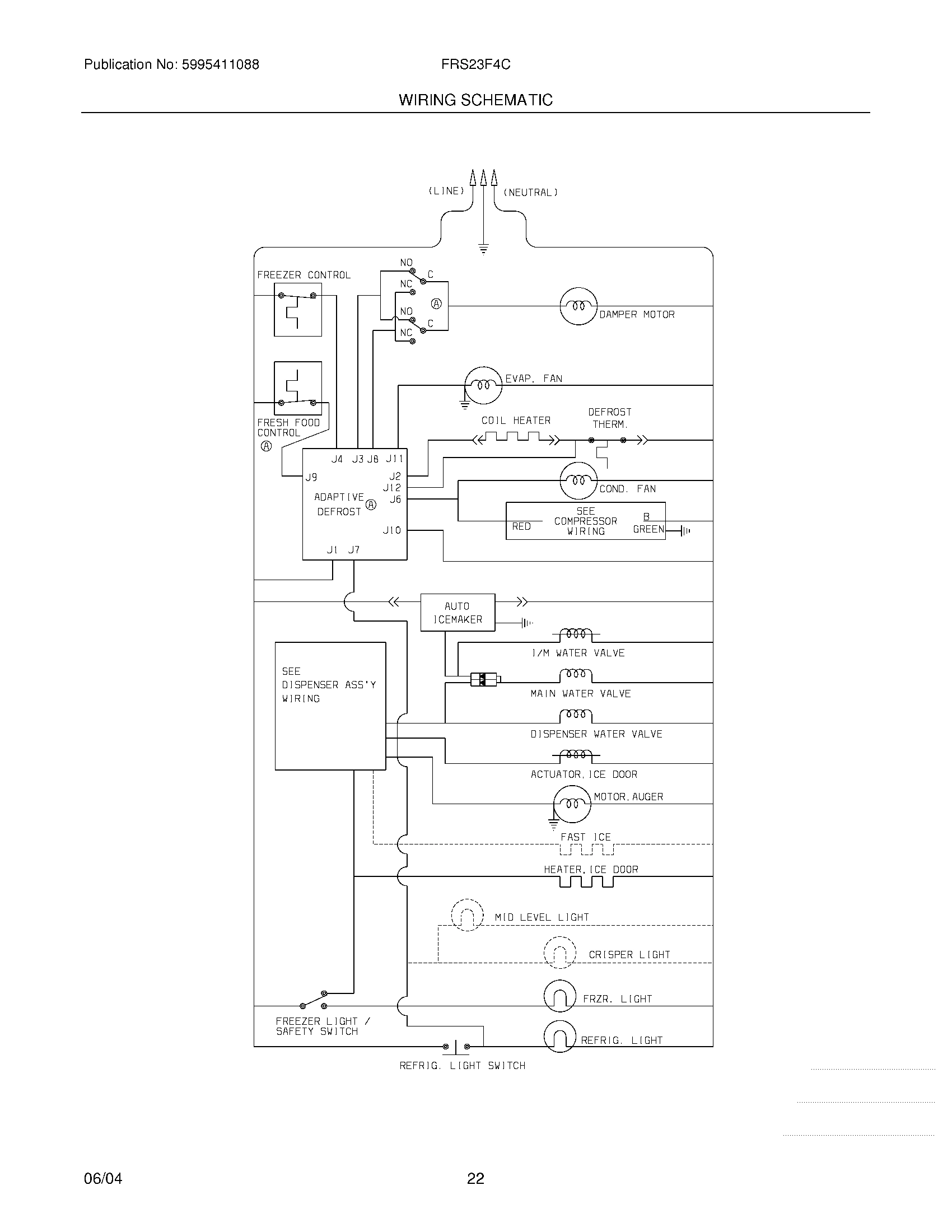 22 - WIRING SCHEMATIC