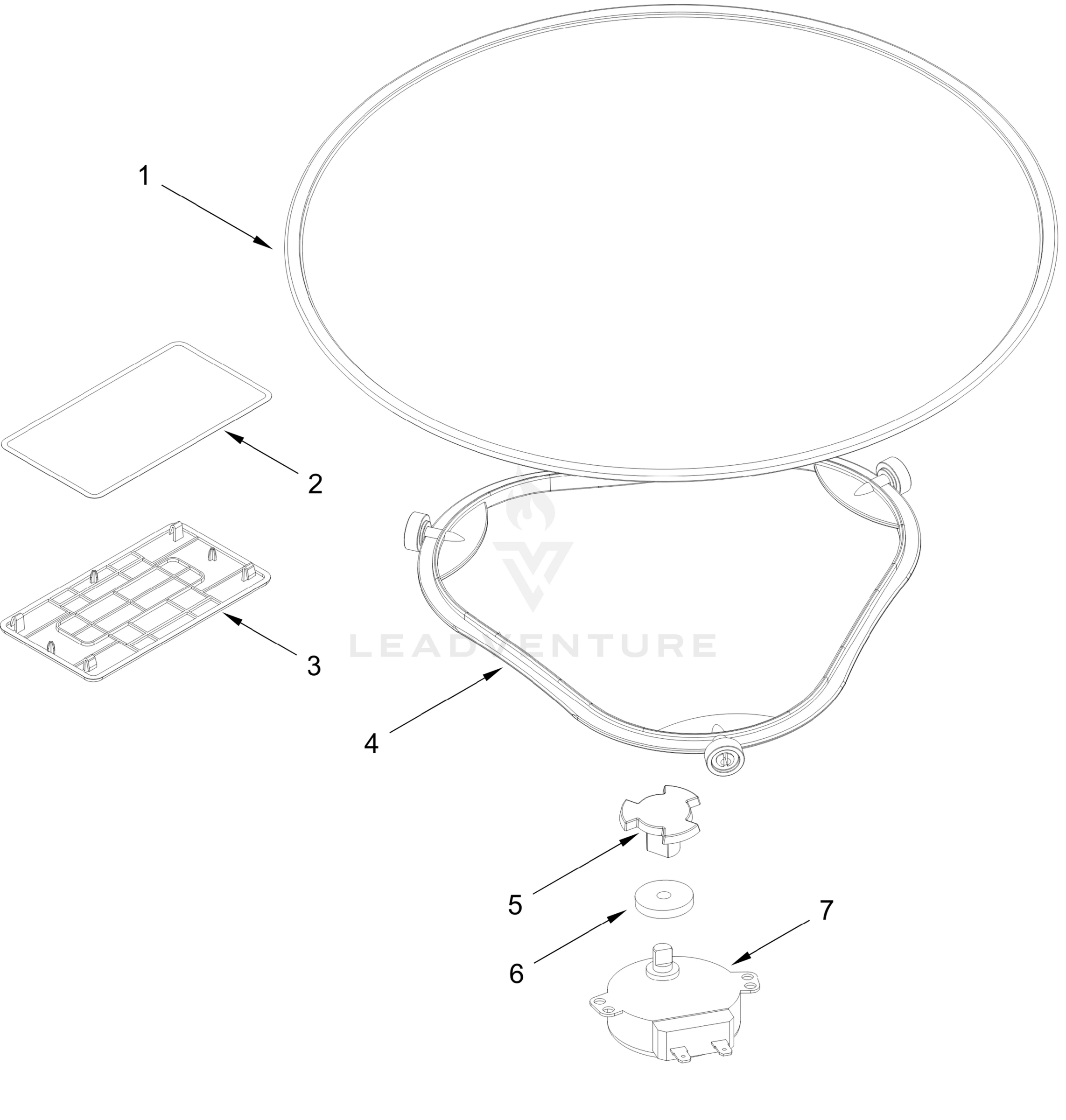 TURNTABLE PARTS