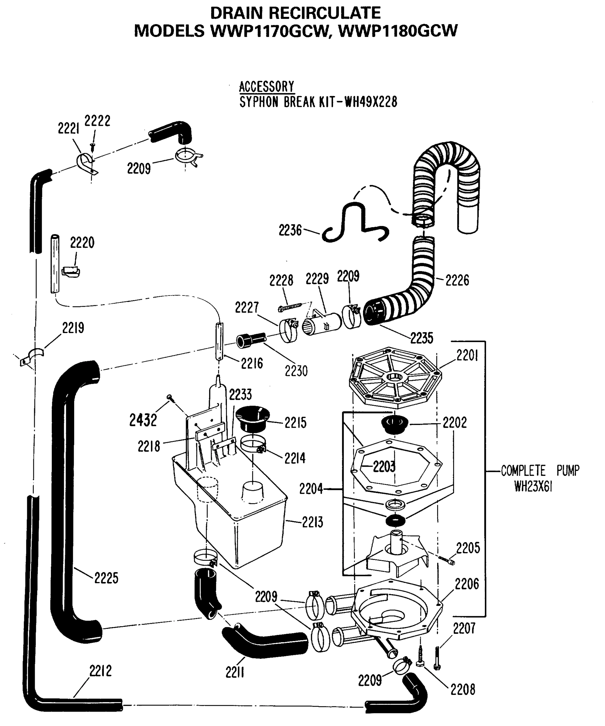DRAIN RECIRCULATE