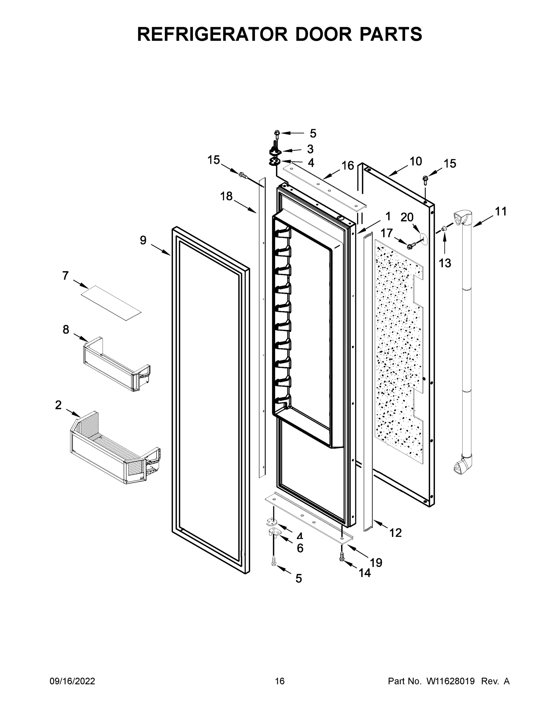 09 - REFRIGERATOR DOOR PARTS