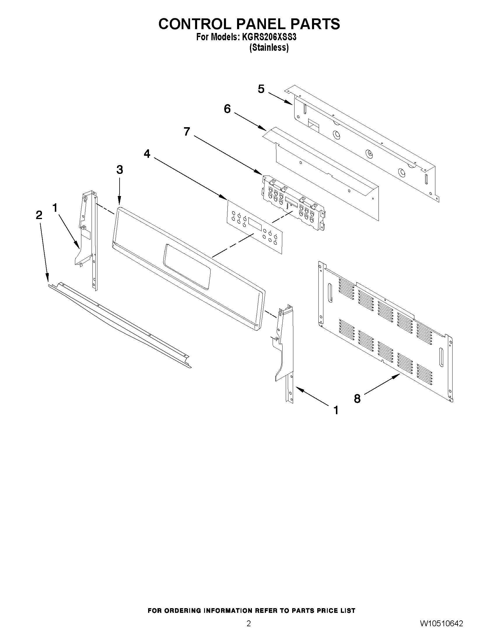 02 - CONTROL PANEL PARTS