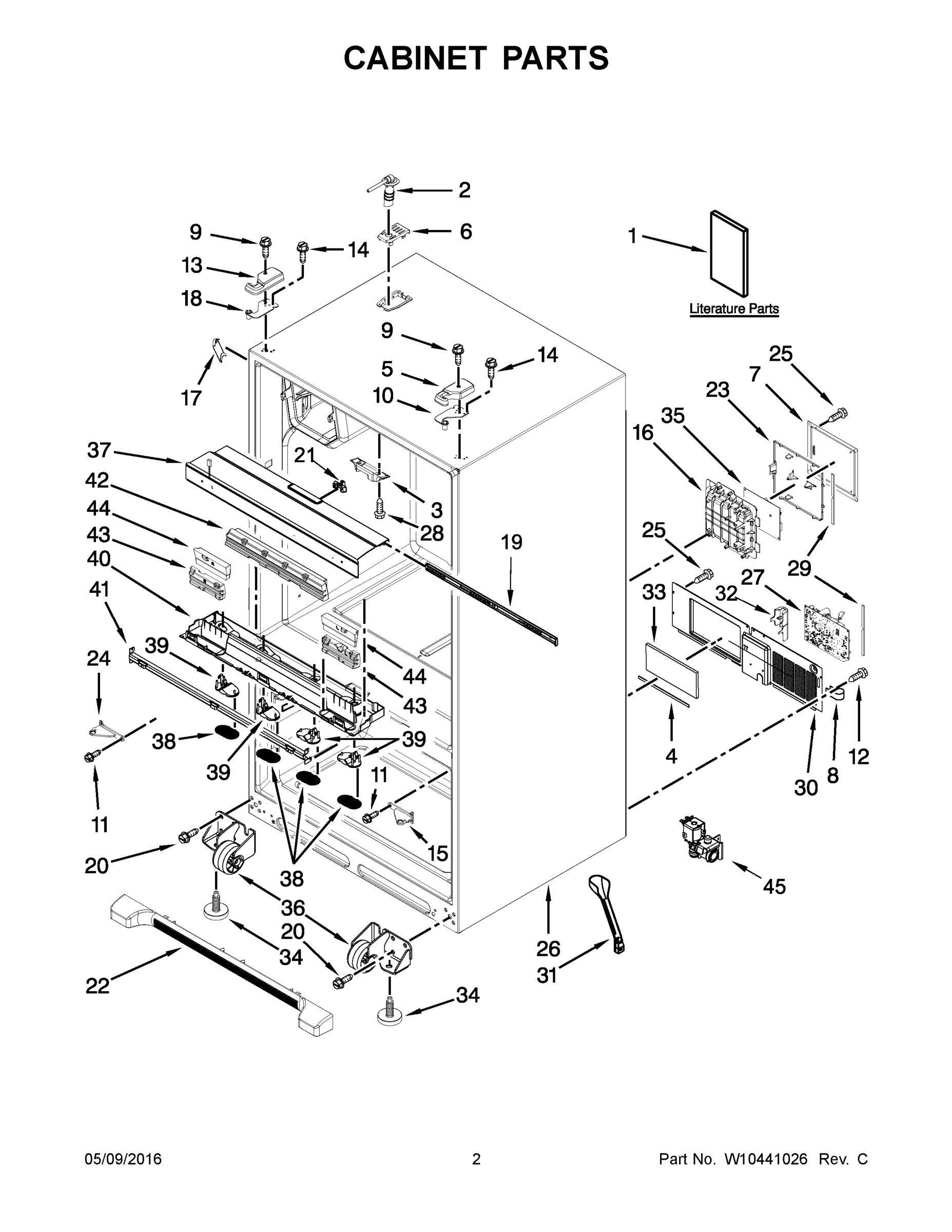 02 - CABINET PARTS