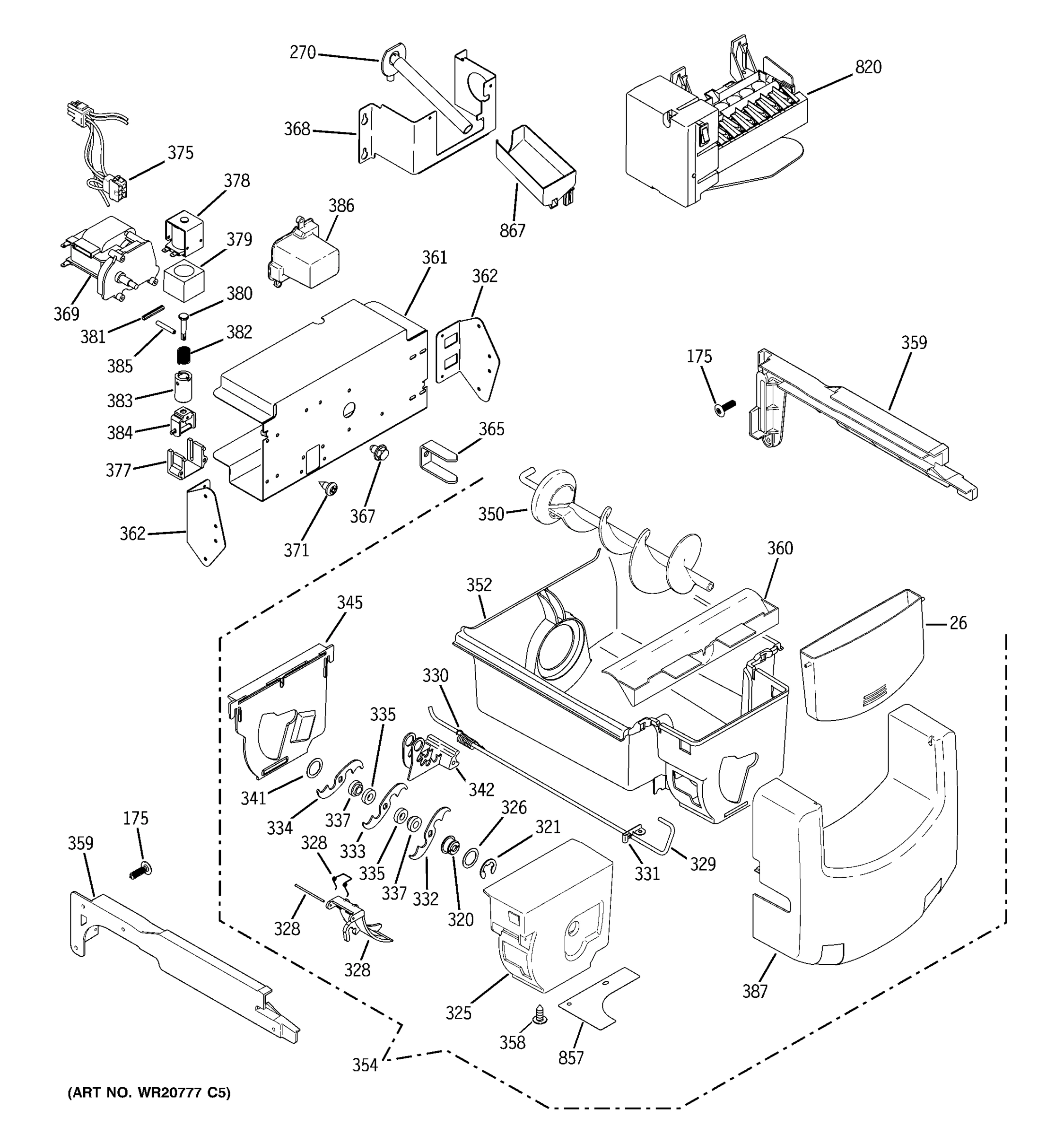 ICE MAKER & DISPENSER