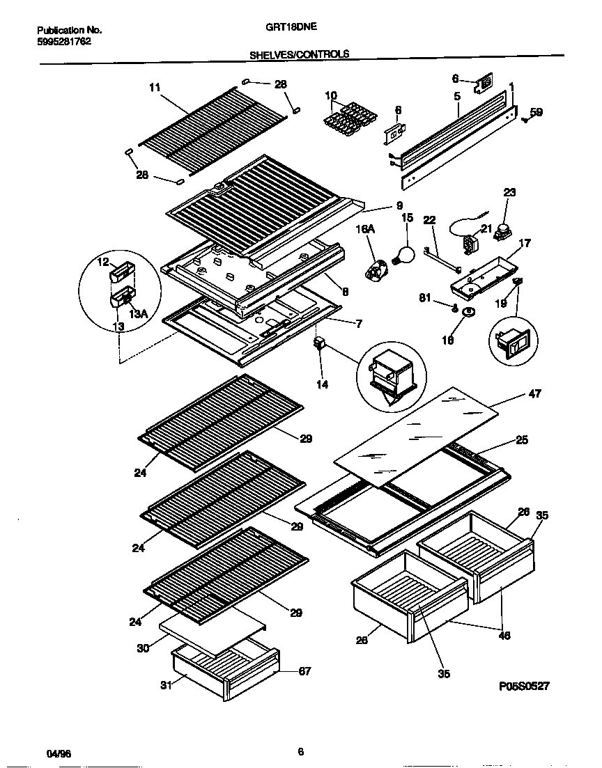 04 - SHELVES/CONTROLS