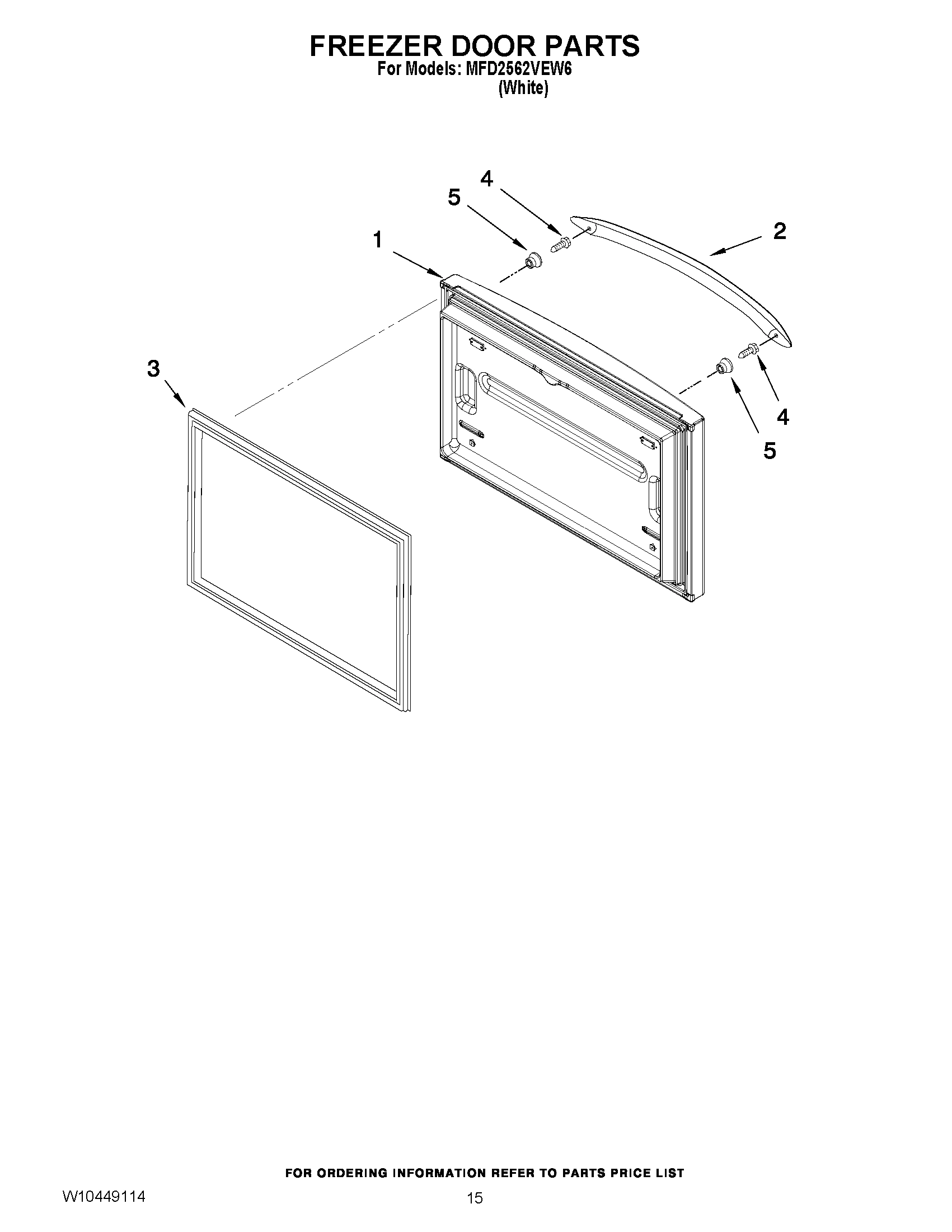 08 - FREEZER DOOR PARTS
