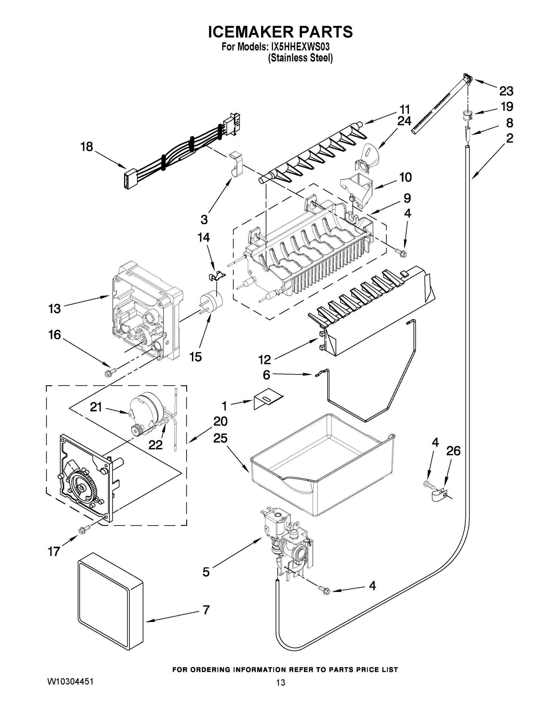 08 - ICEMAKER PARTS