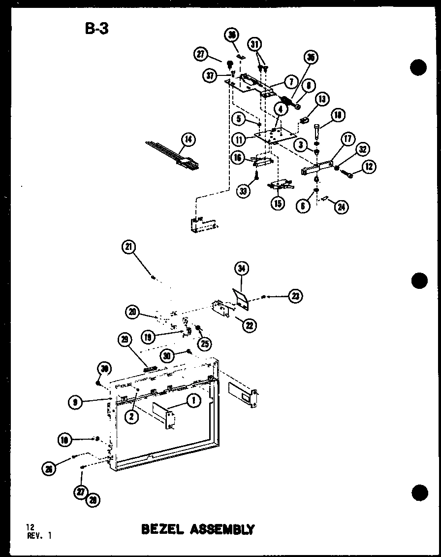 01 - BEZEL ASSY