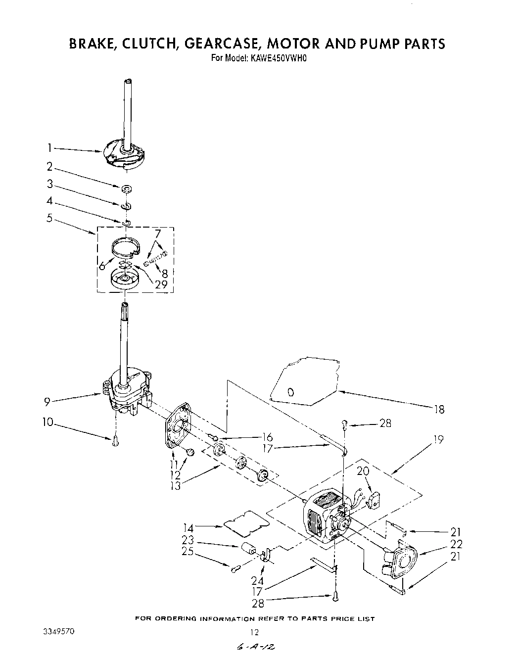 08 - BRAKE, CLUTCH, GEARCASE, MOTOR AND PUMP